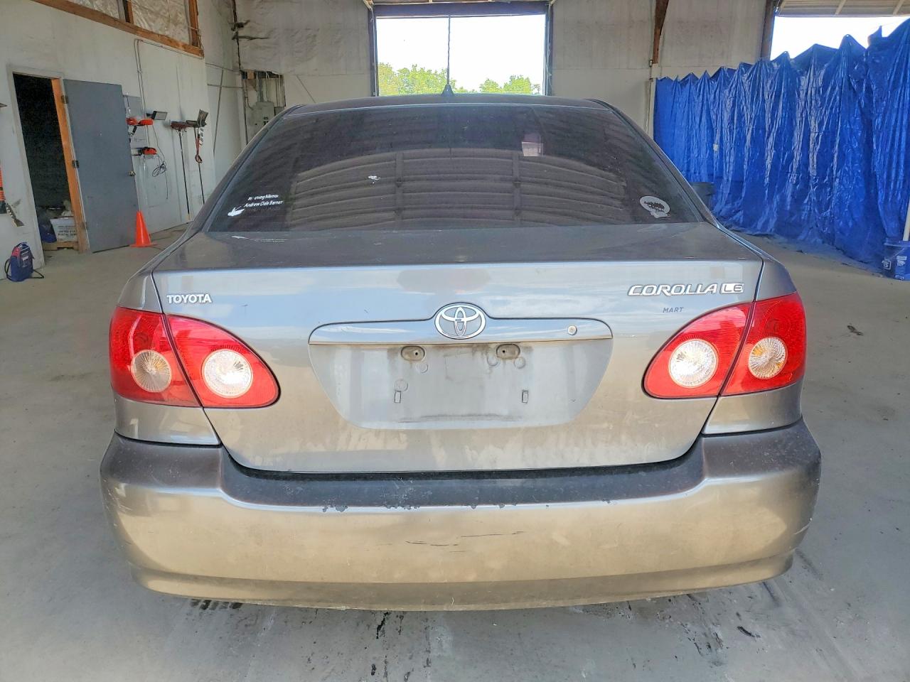 2007 Toyota Corolla Le Gray vin: 2T1BR32E87C732093