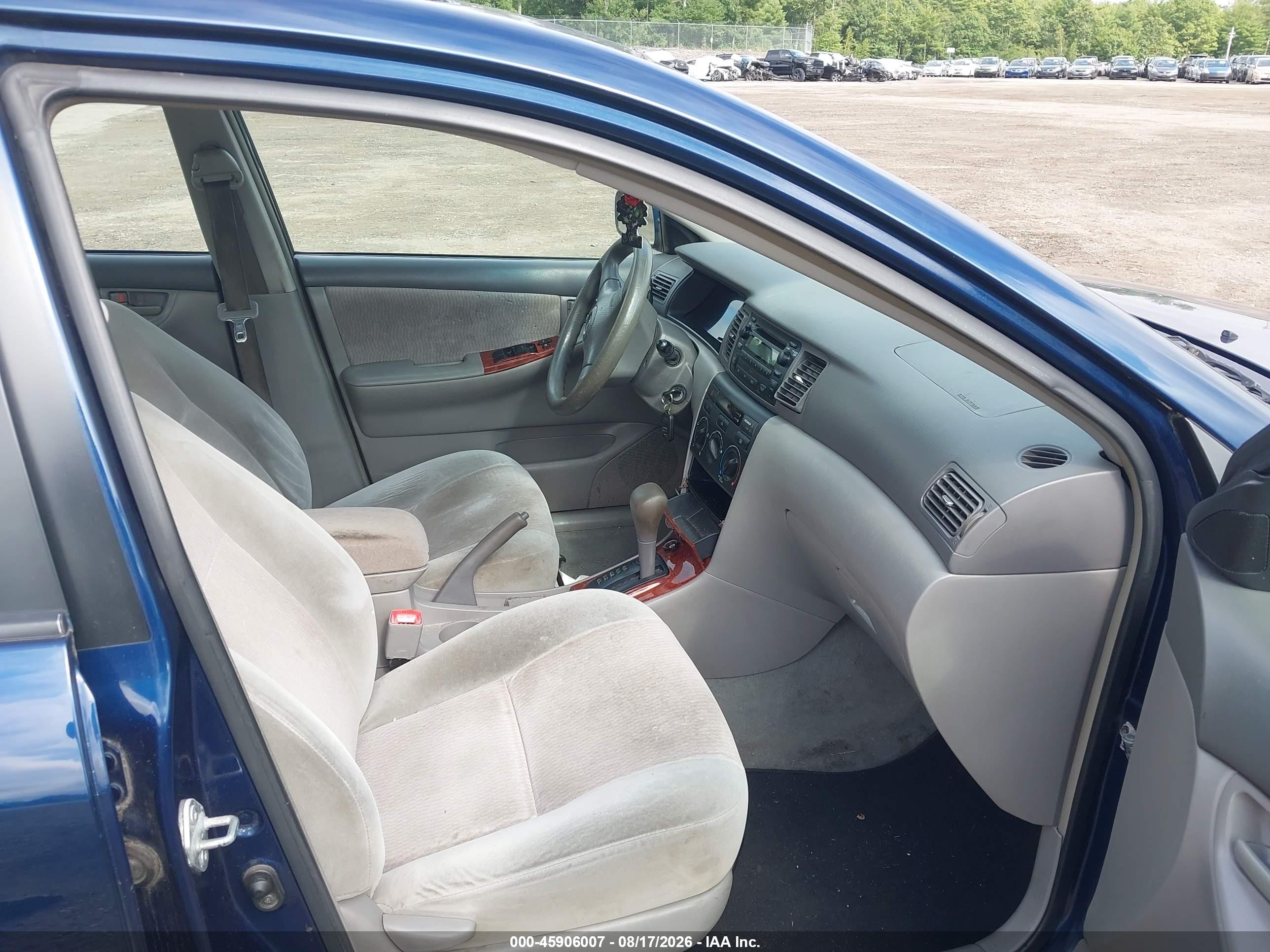 2007 Toyota Corolla Le Blue vin: 2T1BR32E87C740906