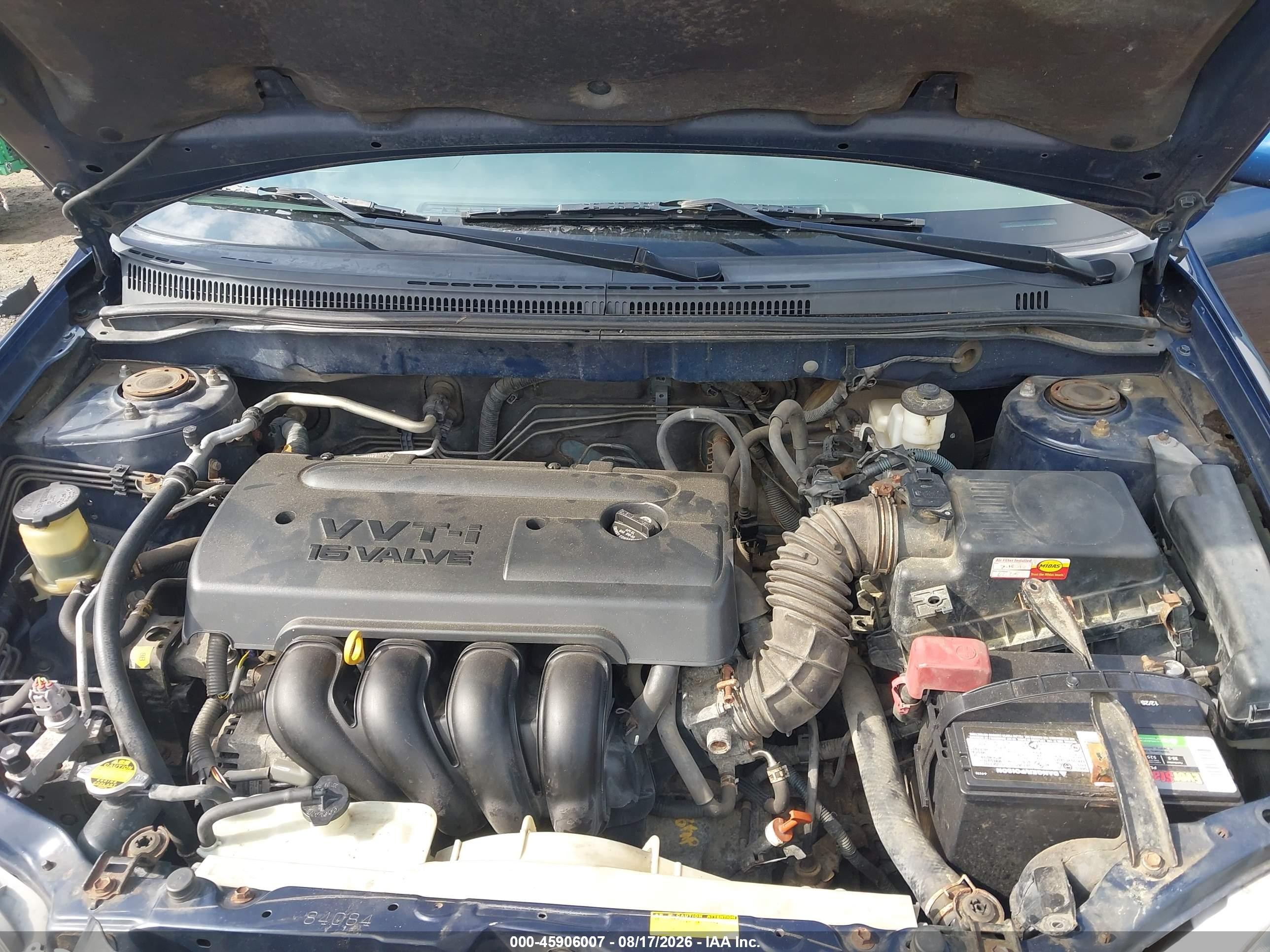 2007 Toyota Corolla Le Blue vin: 2T1BR32E87C740906