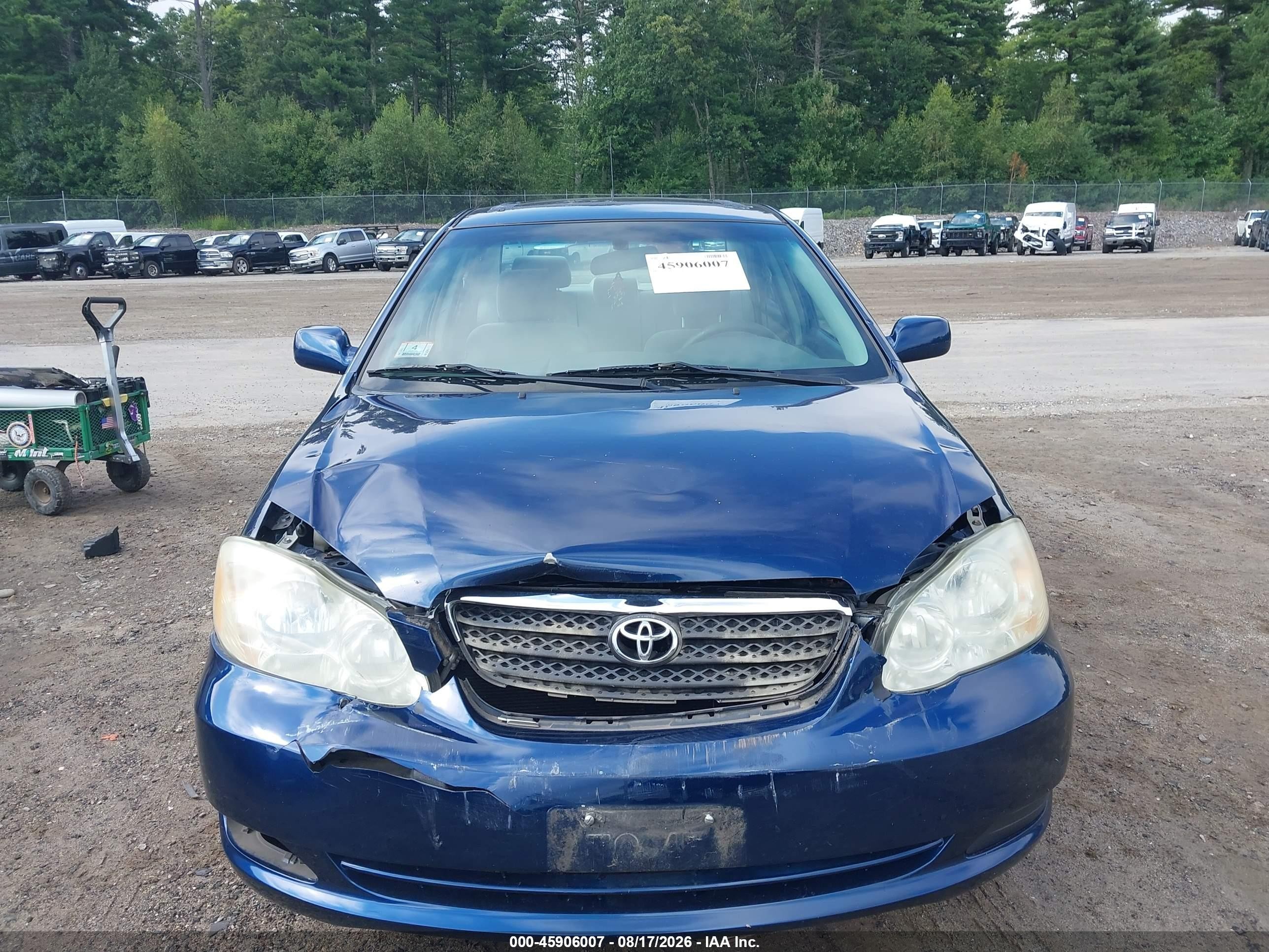2007 Toyota Corolla Le Blue vin: 2T1BR32E87C740906