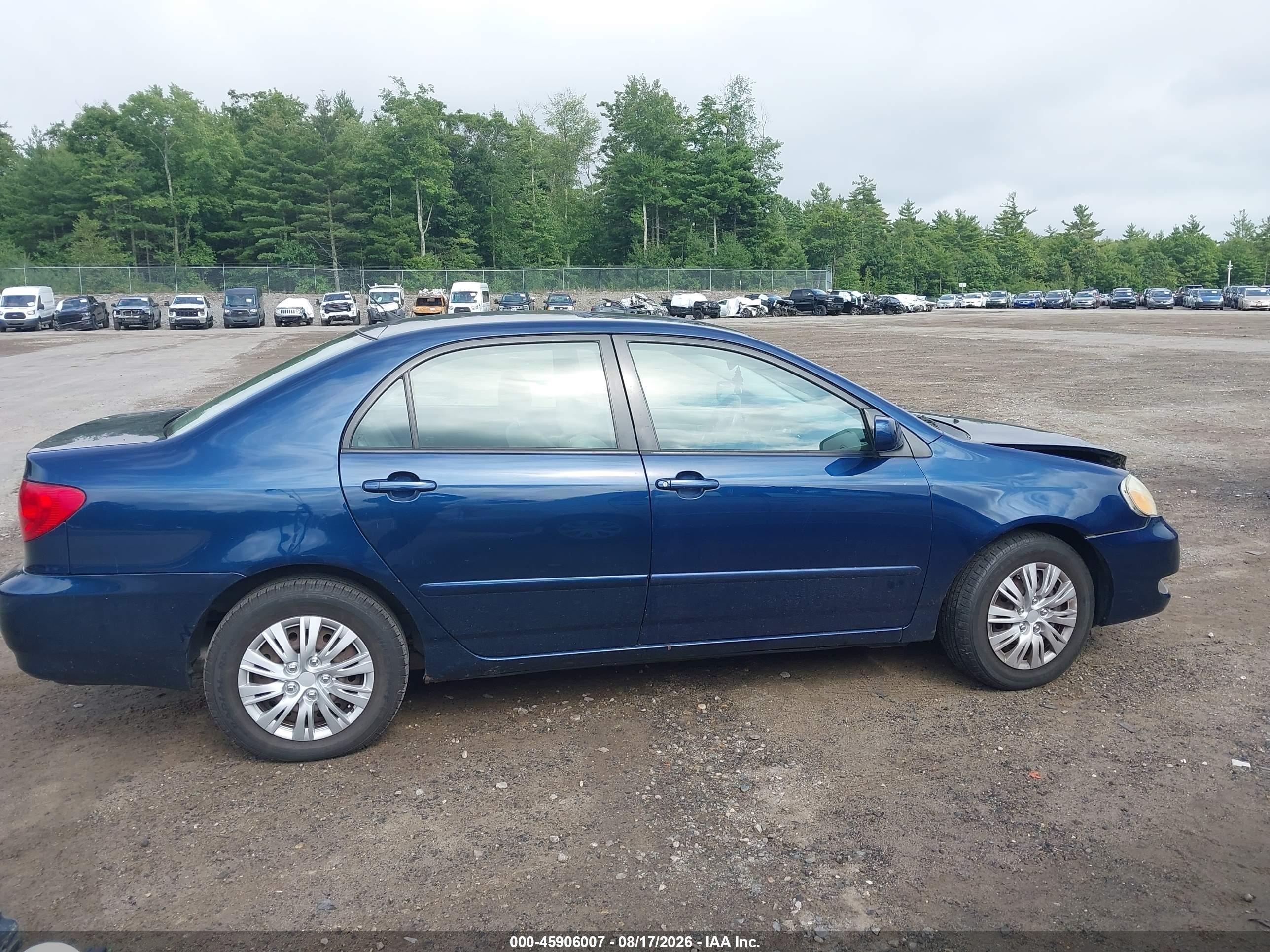 2007 Toyota Corolla Le Blue vin: 2T1BR32E87C740906