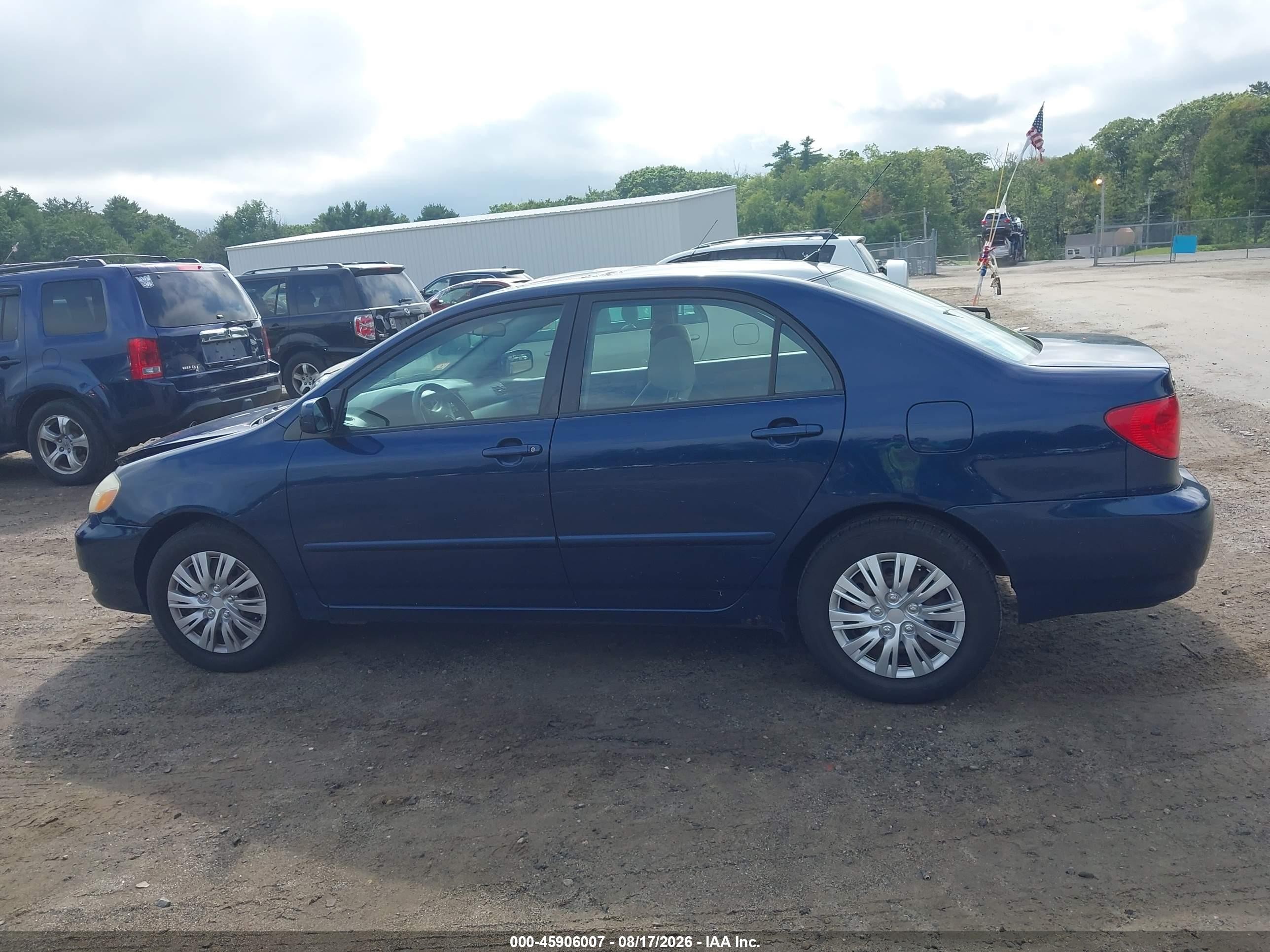 2007 Toyota Corolla Le Blue vin: 2T1BR32E87C740906
