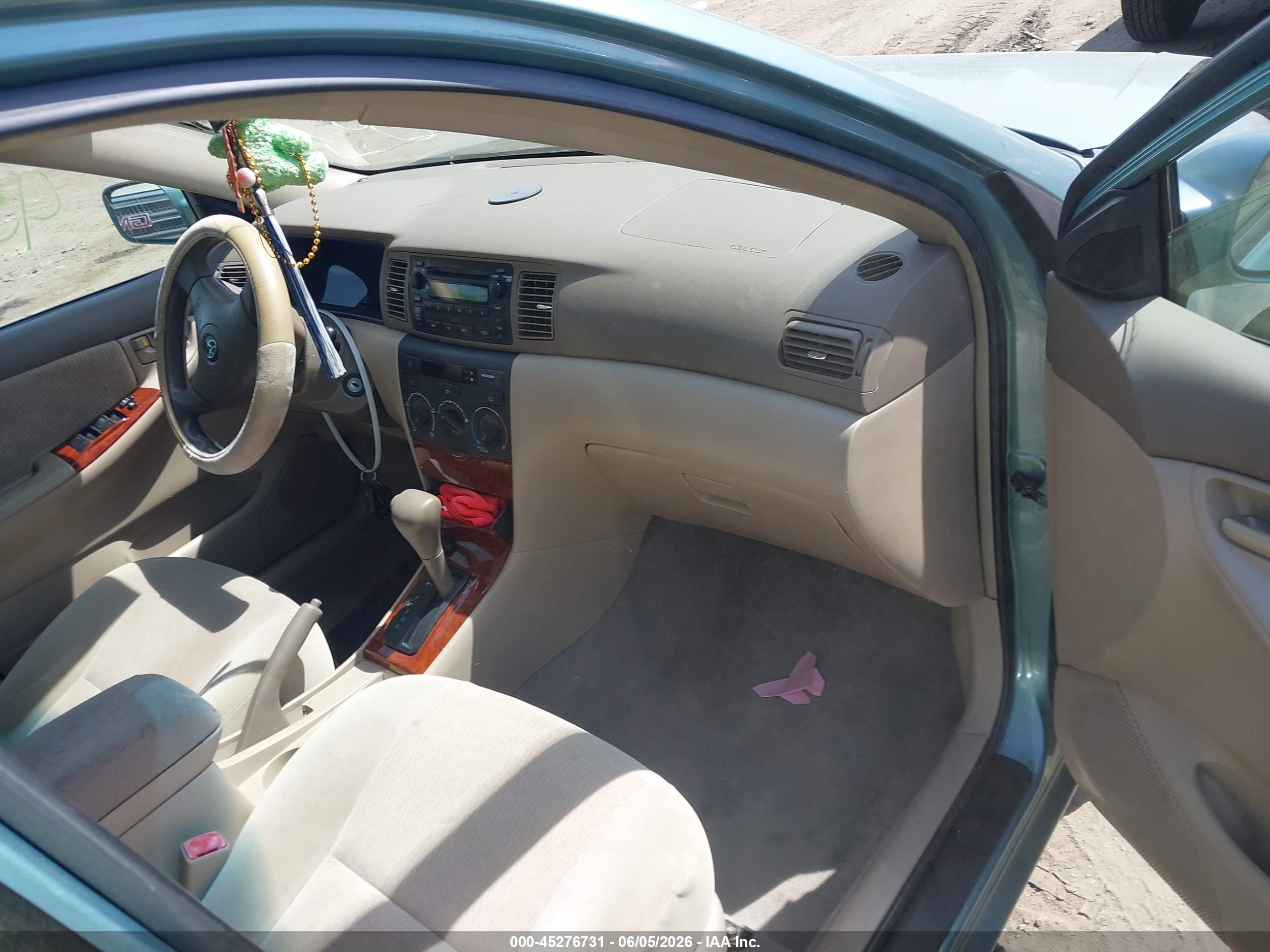 2007 Toyota Corolla Le Green vin: 2T1BR32E87C746706