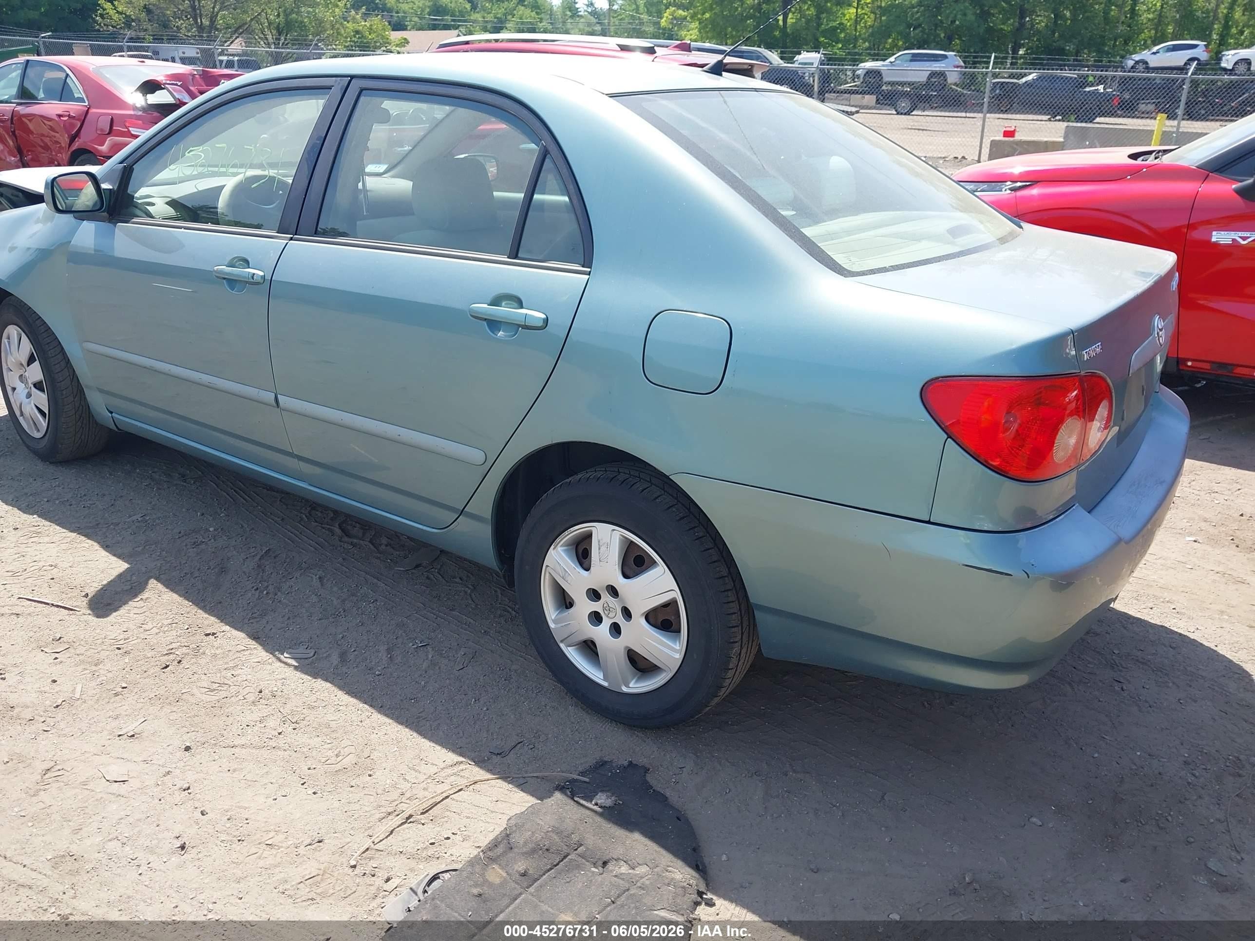 2007 Toyota Corolla Le Green vin: 2T1BR32E87C746706