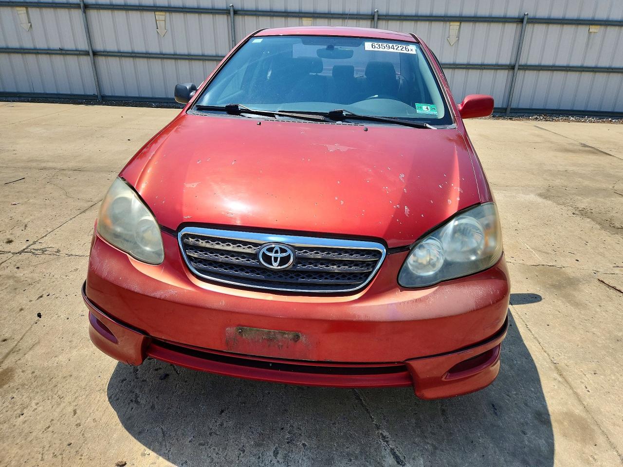 2007 Toyota Corolla S Red vin: 2T1BR32E87C752778