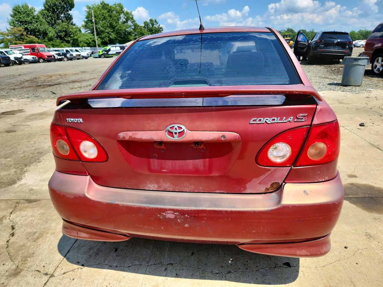 2007 Toyota Corolla S Red vin: 2T1BR32E87C752778