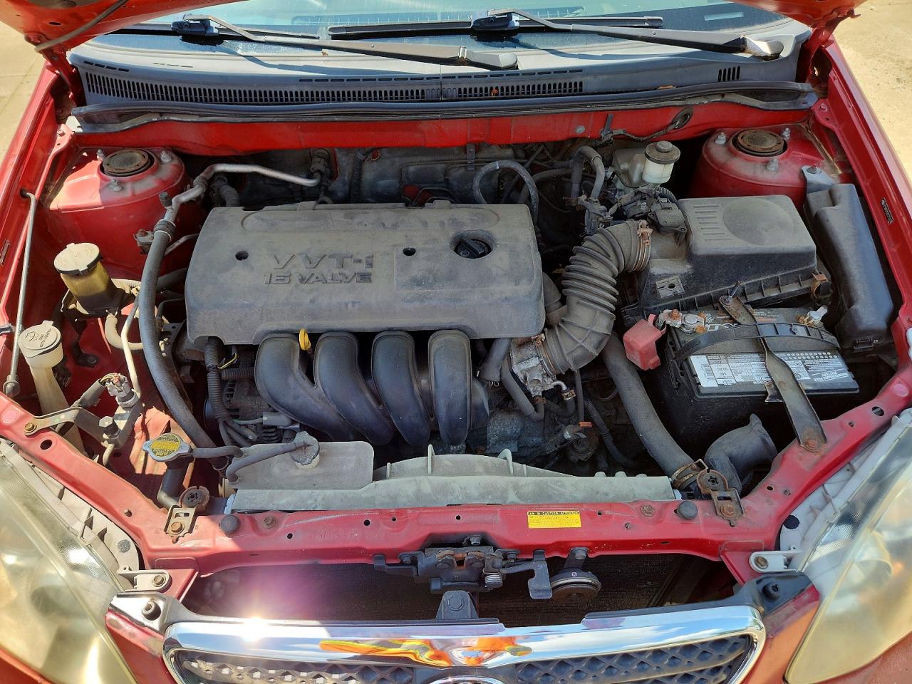 2007 Toyota Corolla S Red vin: 2T1BR32E87C752778