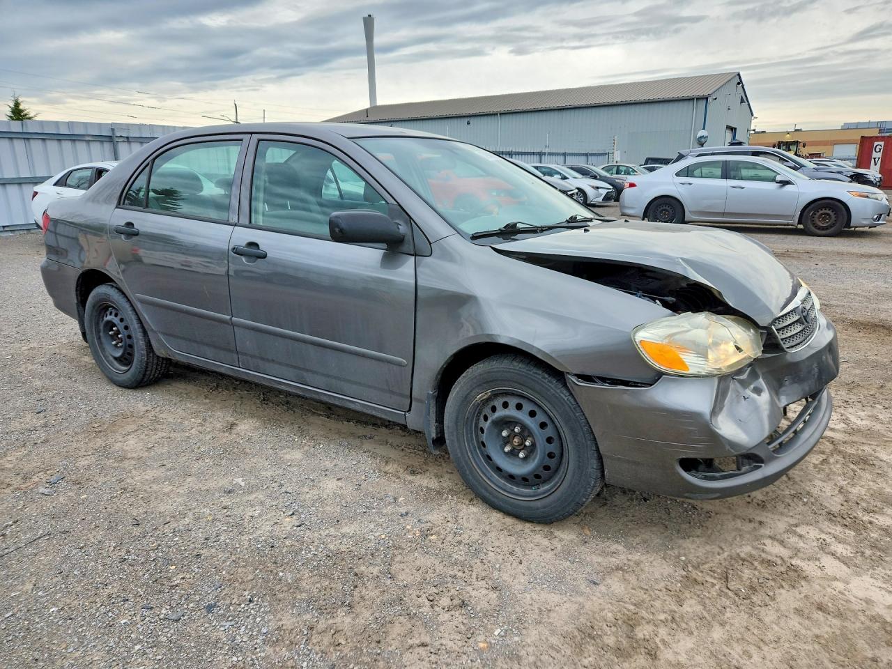2007 Toyota Corolla Ce Gray vin: 2T1BR32E87C798790