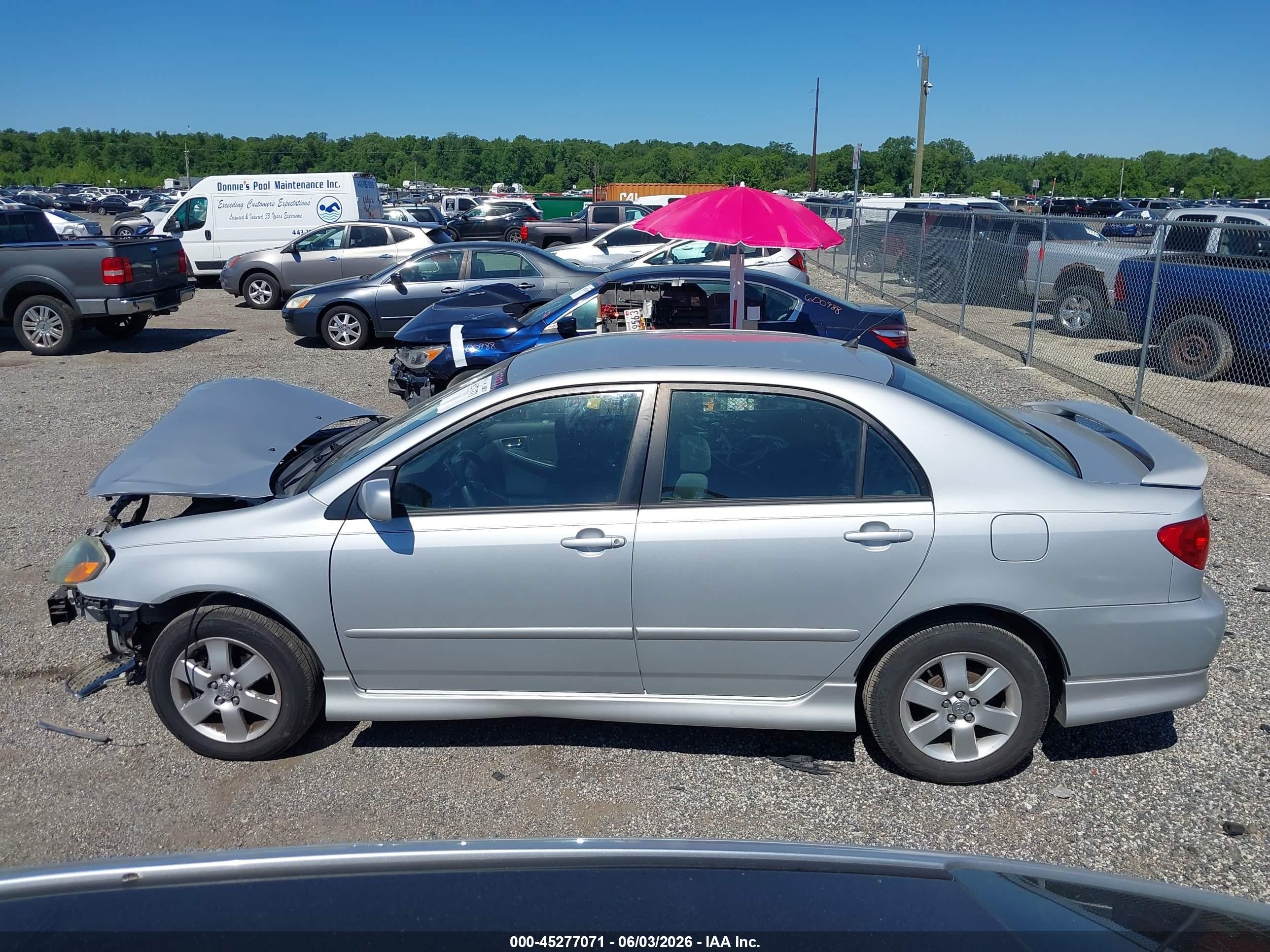 2007 Toyota Corolla S Silver vin: 2T1BR32E87C801560