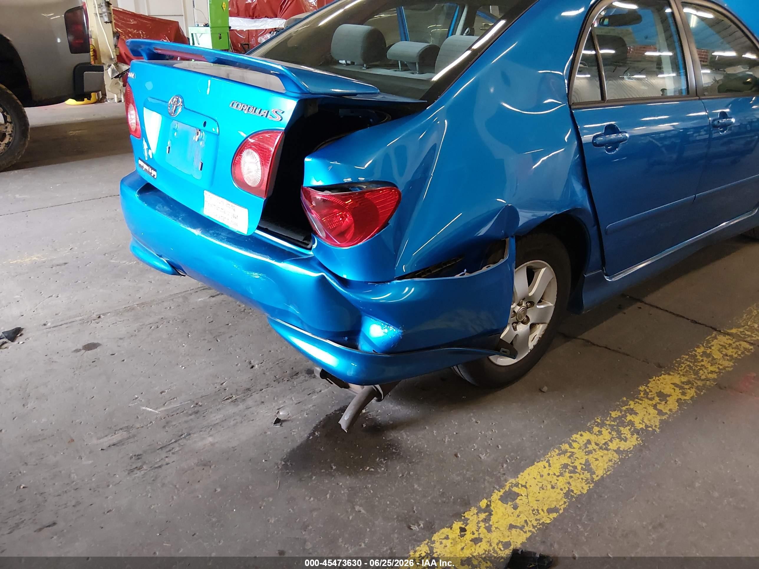 2007 Toyota Corolla S Blue vin: 2T1BR32E87C802918