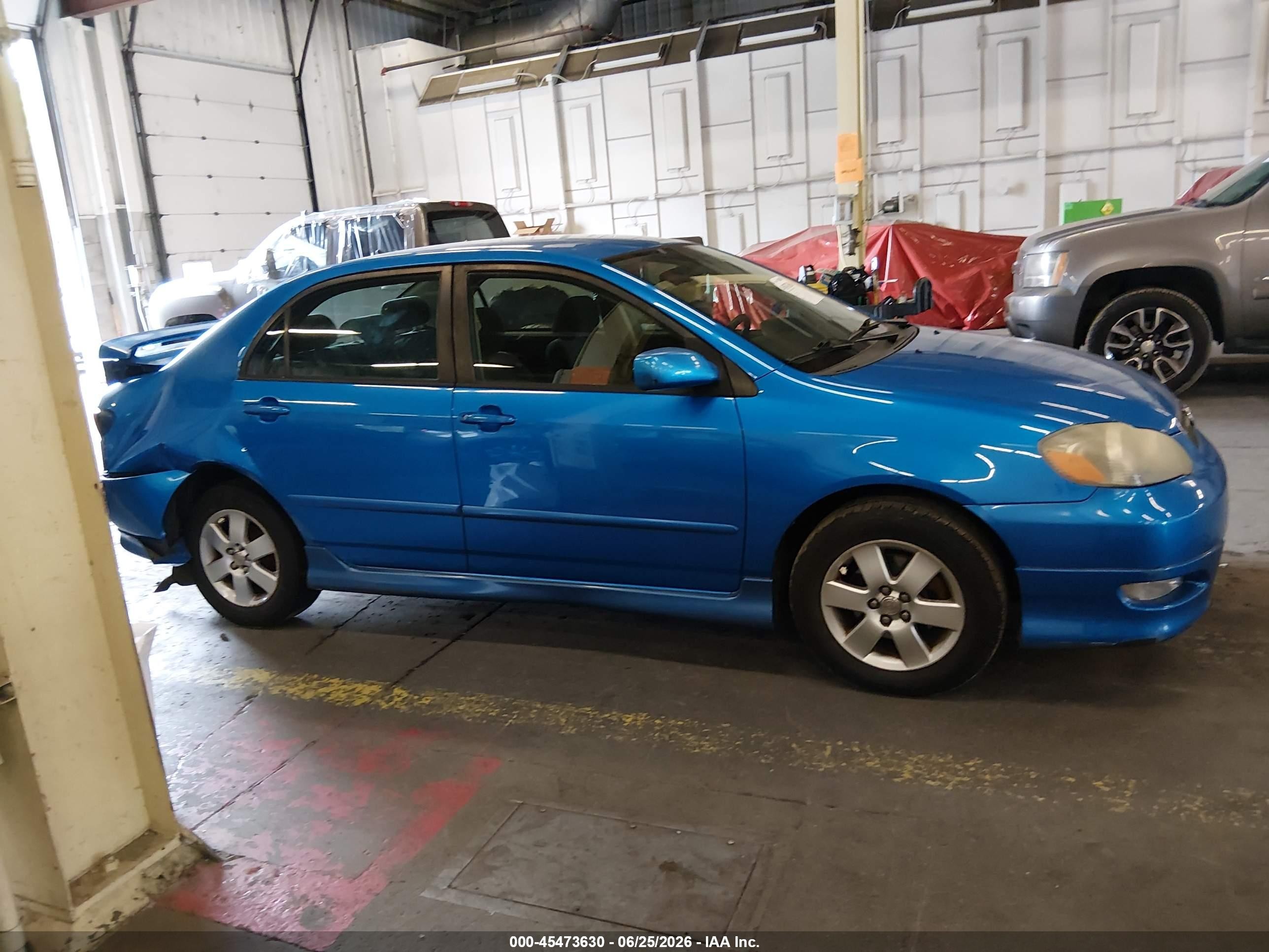 2007 Toyota Corolla S Blue vin: 2T1BR32E87C802918