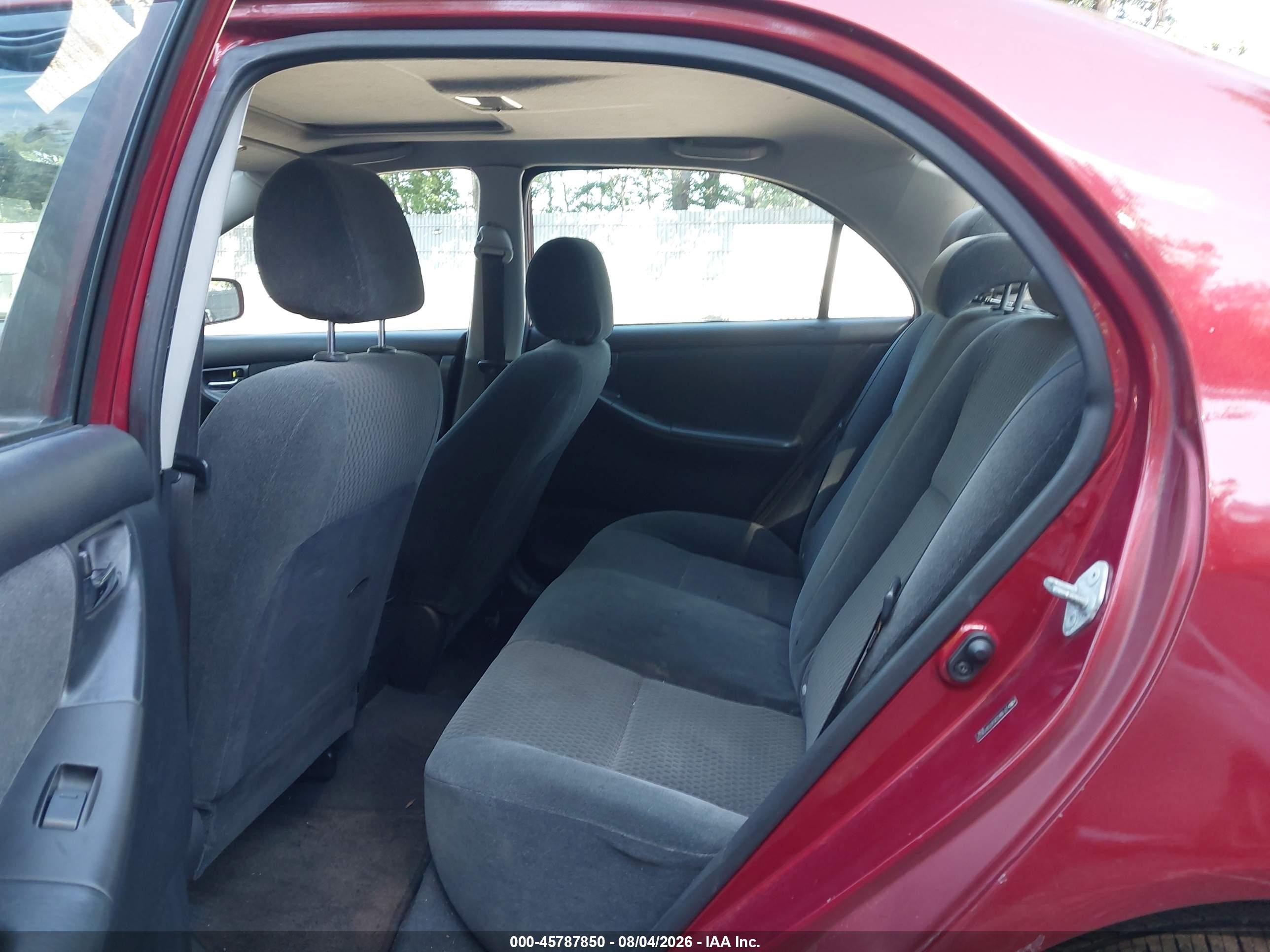 2007 Toyota Corolla S Red vin: 2T1BR32E87C813627