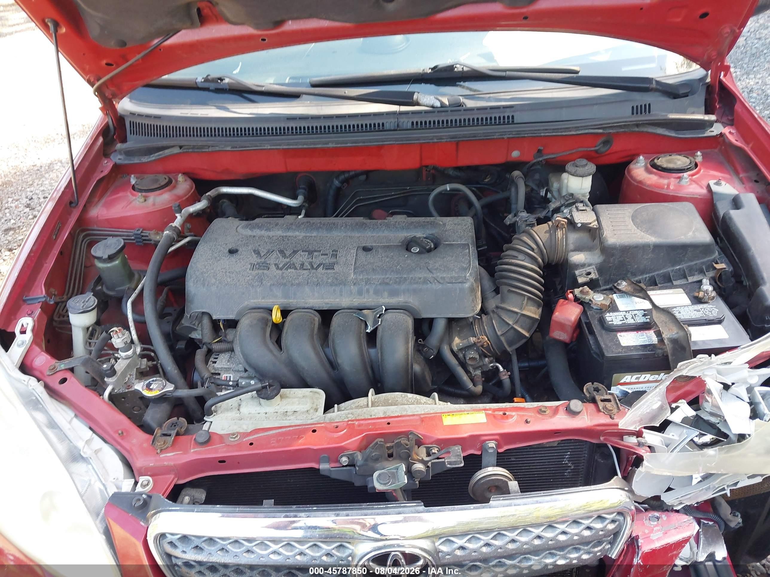 2007 Toyota Corolla S Red vin: 2T1BR32E87C813627