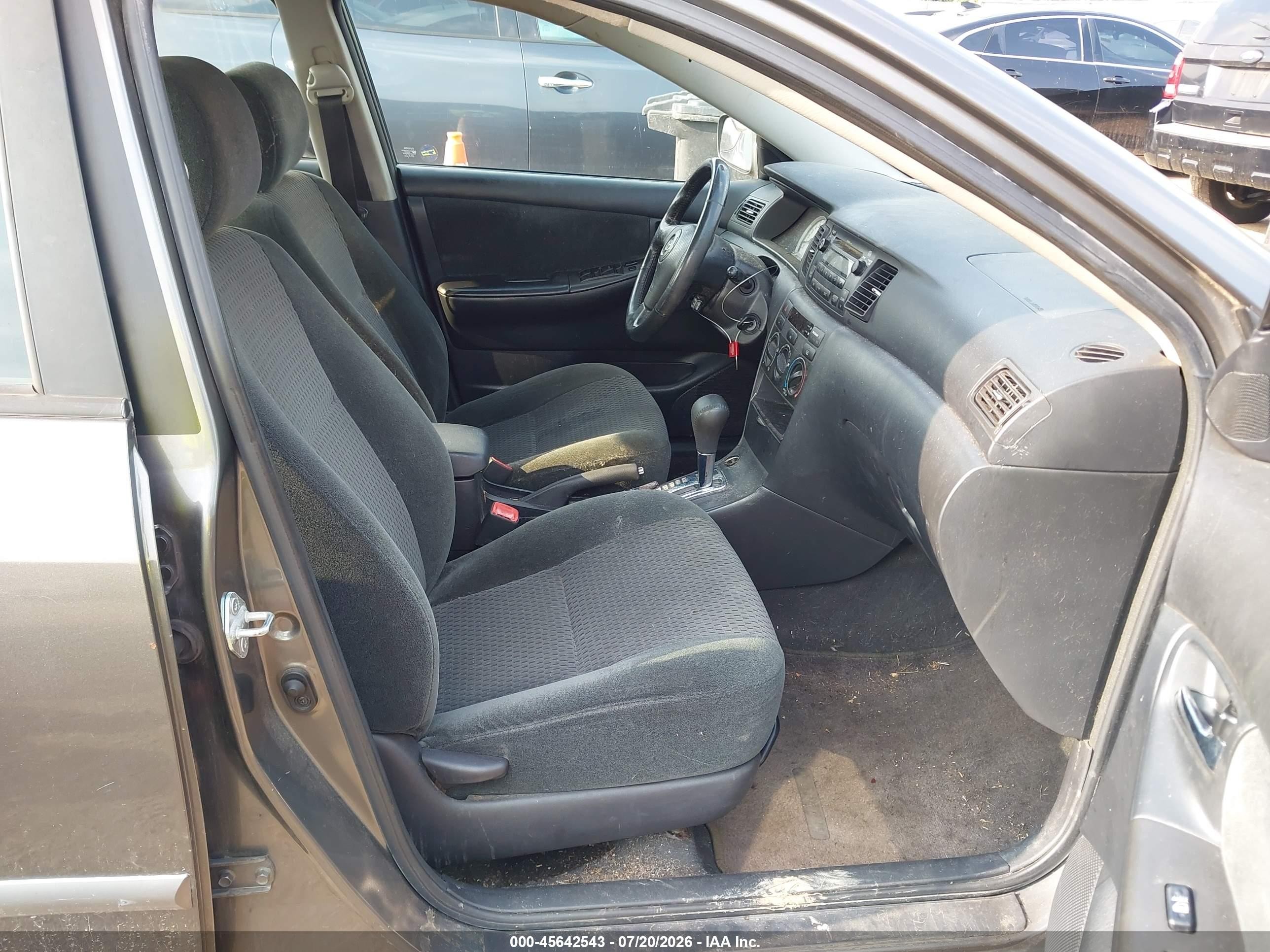 2007 Toyota Corolla S Gray vin: 2T1BR32E87C833473