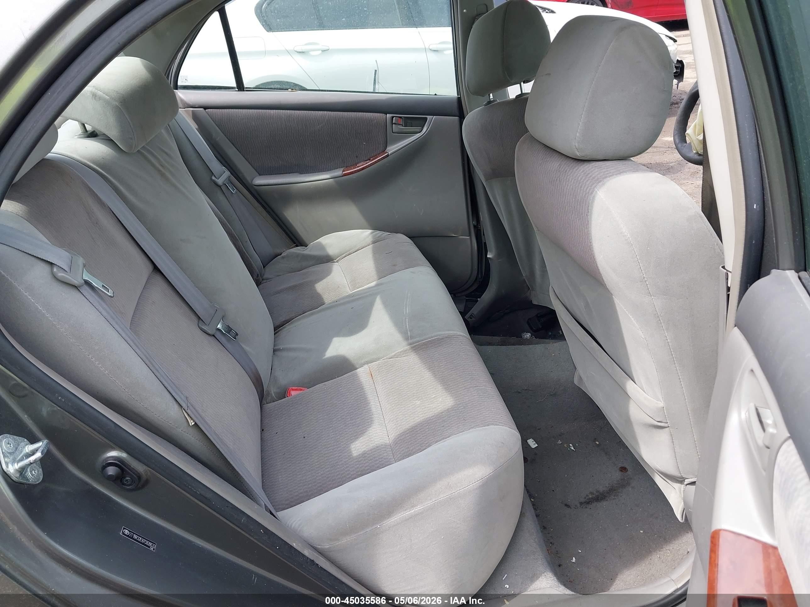 2007 Toyota Corolla Le Gray vin: 2T1BR32E87C839533