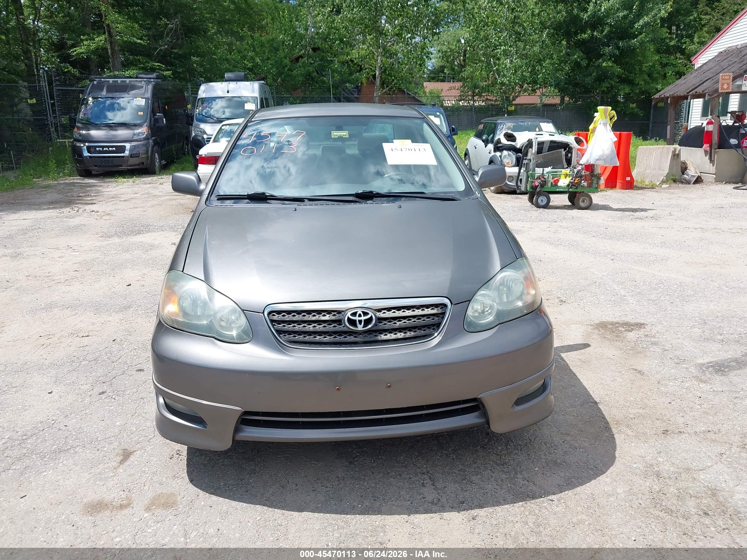 2007 Toyota Corolla S Gray vin: 2T1BR32E87C841055