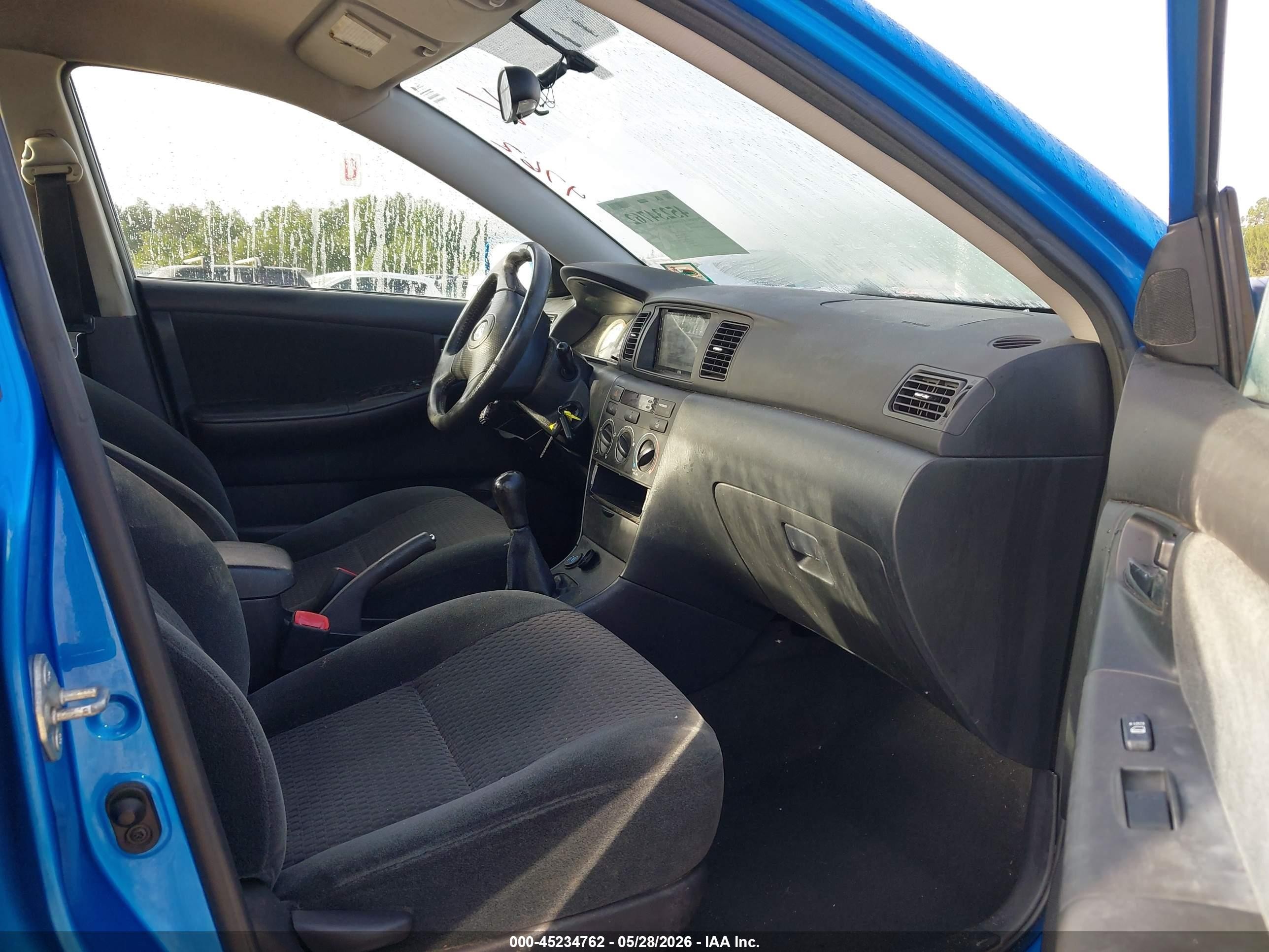 2008 Toyota Corolla S Blue vin: 2T1BR32E88C863140