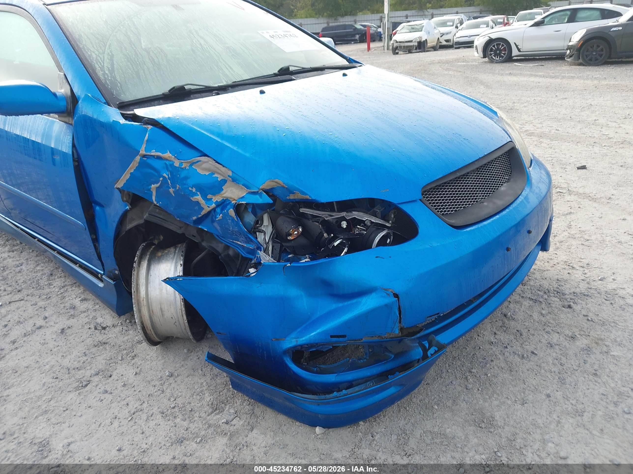 2008 Toyota Corolla S Blue vin: 2T1BR32E88C863140