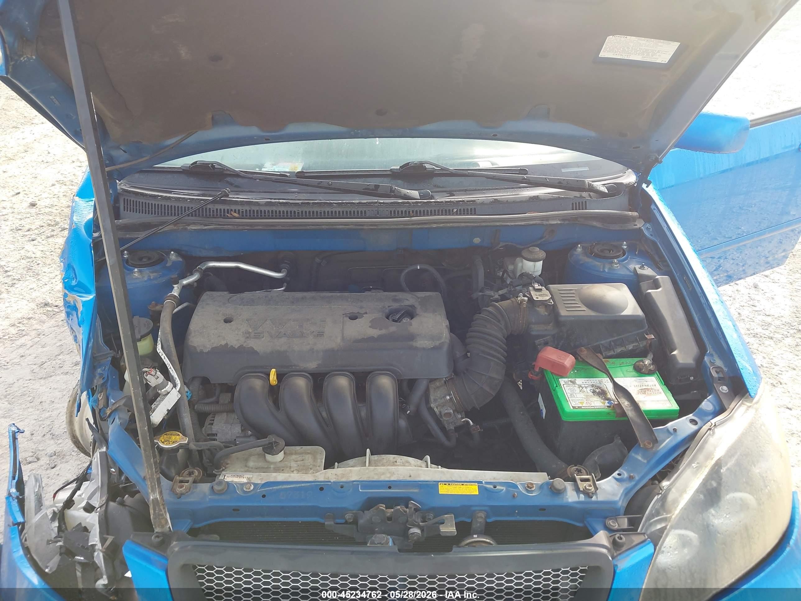 2008 Toyota Corolla S Blue vin: 2T1BR32E88C863140