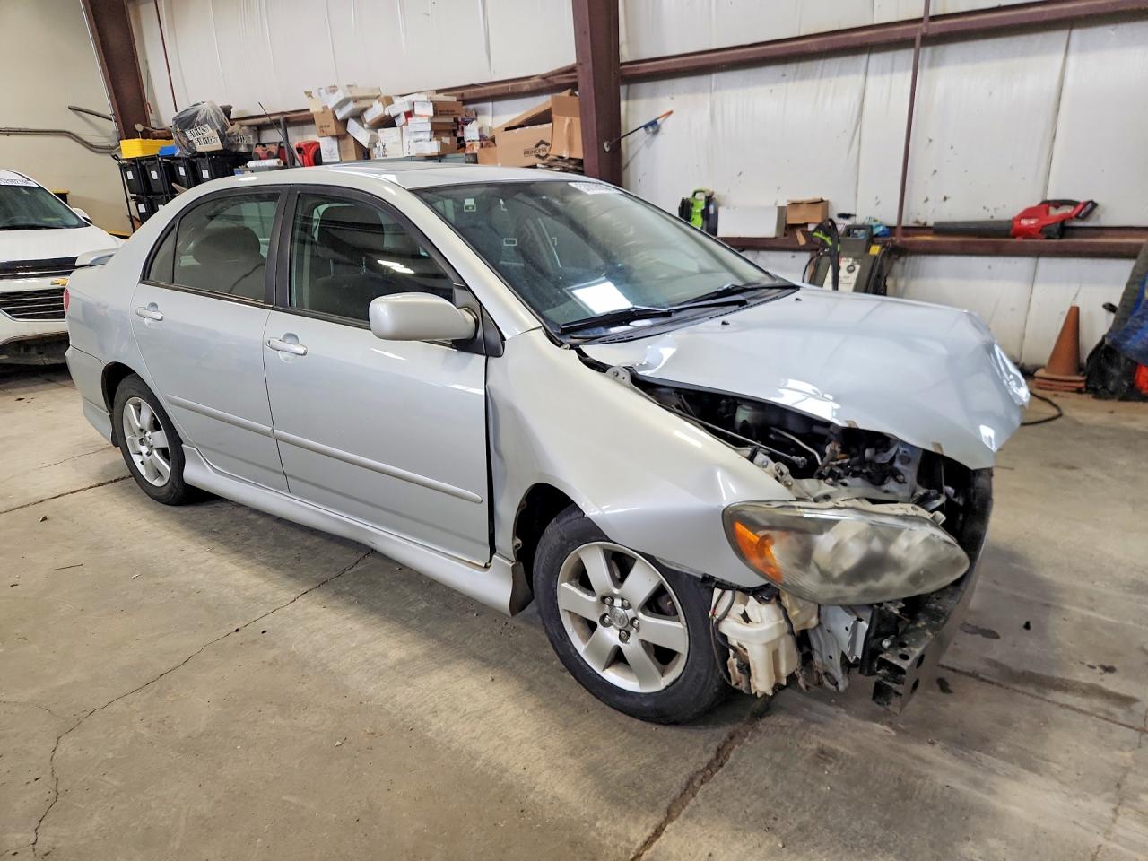 2008 Toyota Corolla Ce Silver vin: 2T1BR32E88C868516