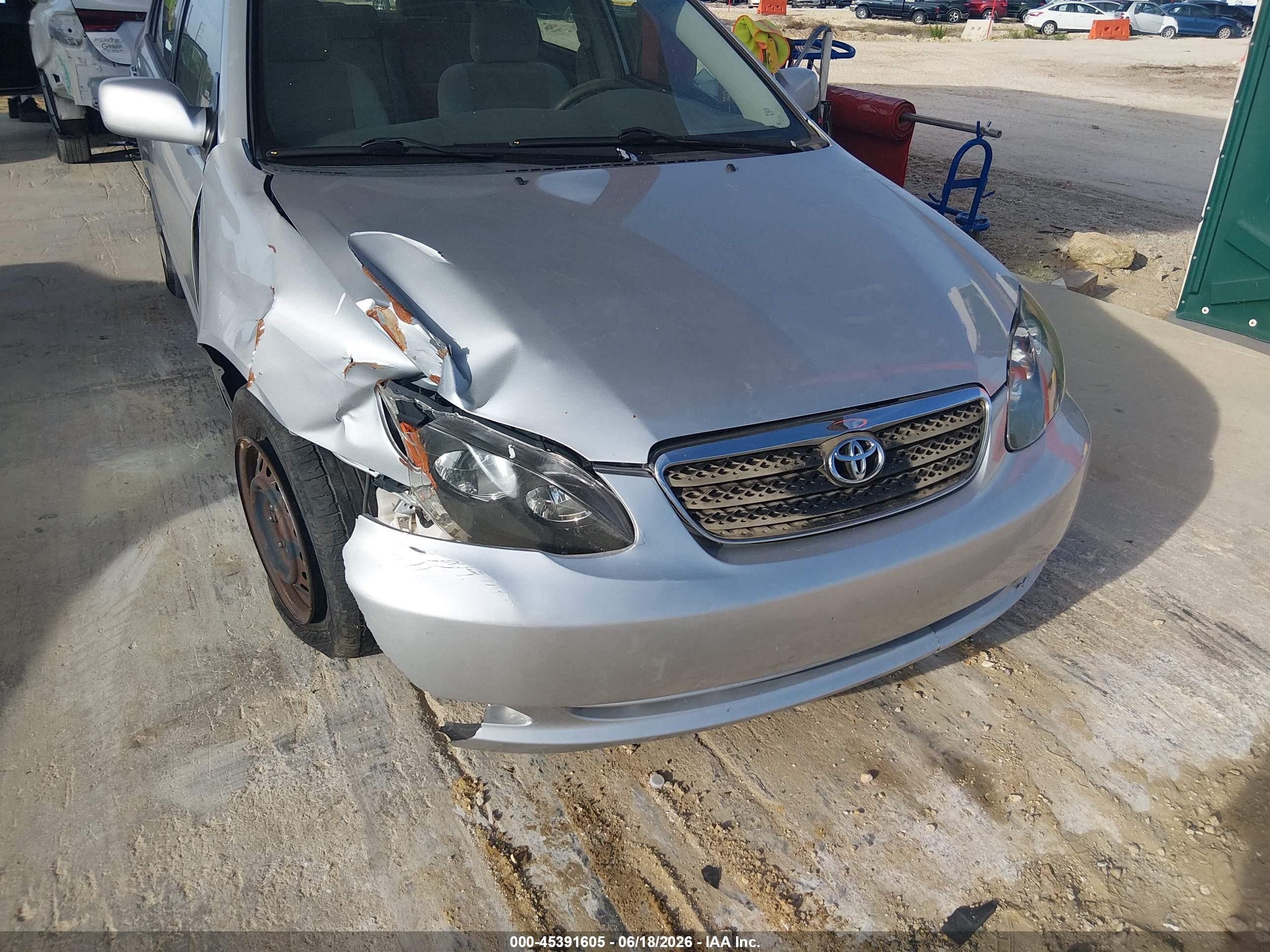 2008 Toyota Corolla Le Gray vin: 2T1BR32E88C906682
