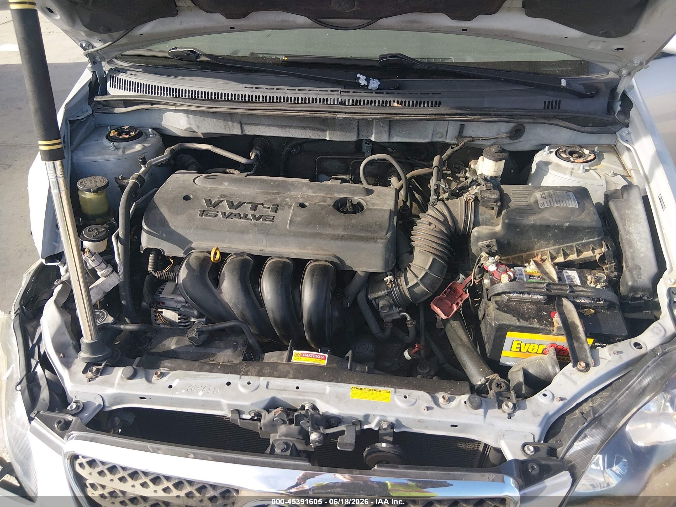 2008 Toyota Corolla Le Gray vin: 2T1BR32E88C906682