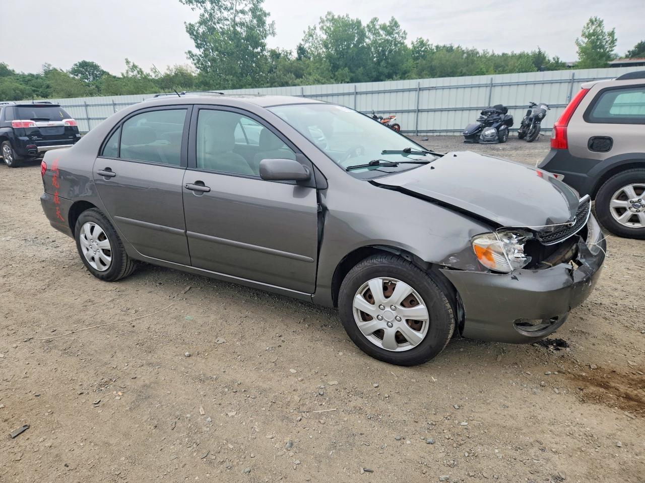 2008 Toyota Corolla Le Gray vin: 2T1BR32E88C920470