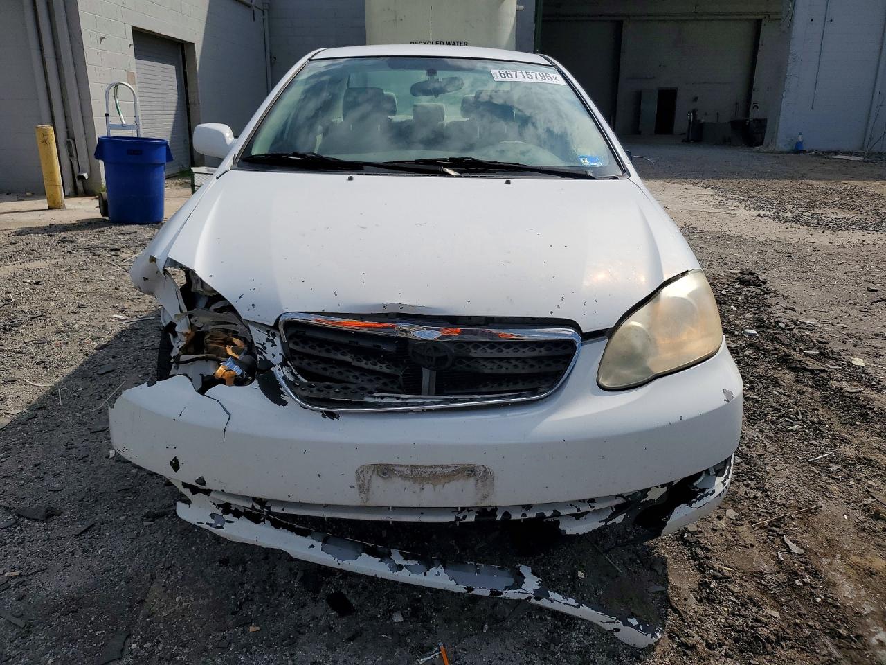 2008 Toyota Corolla Le White vin: 2T1BR32E88C927595