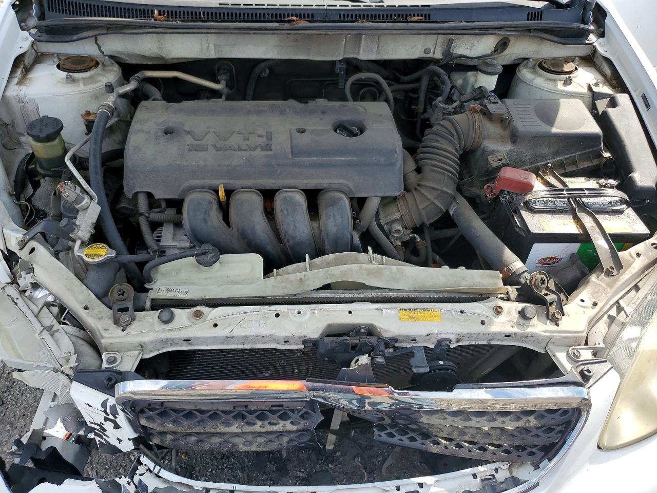 2008 Toyota Corolla Le White vin: 2T1BR32E88C927595