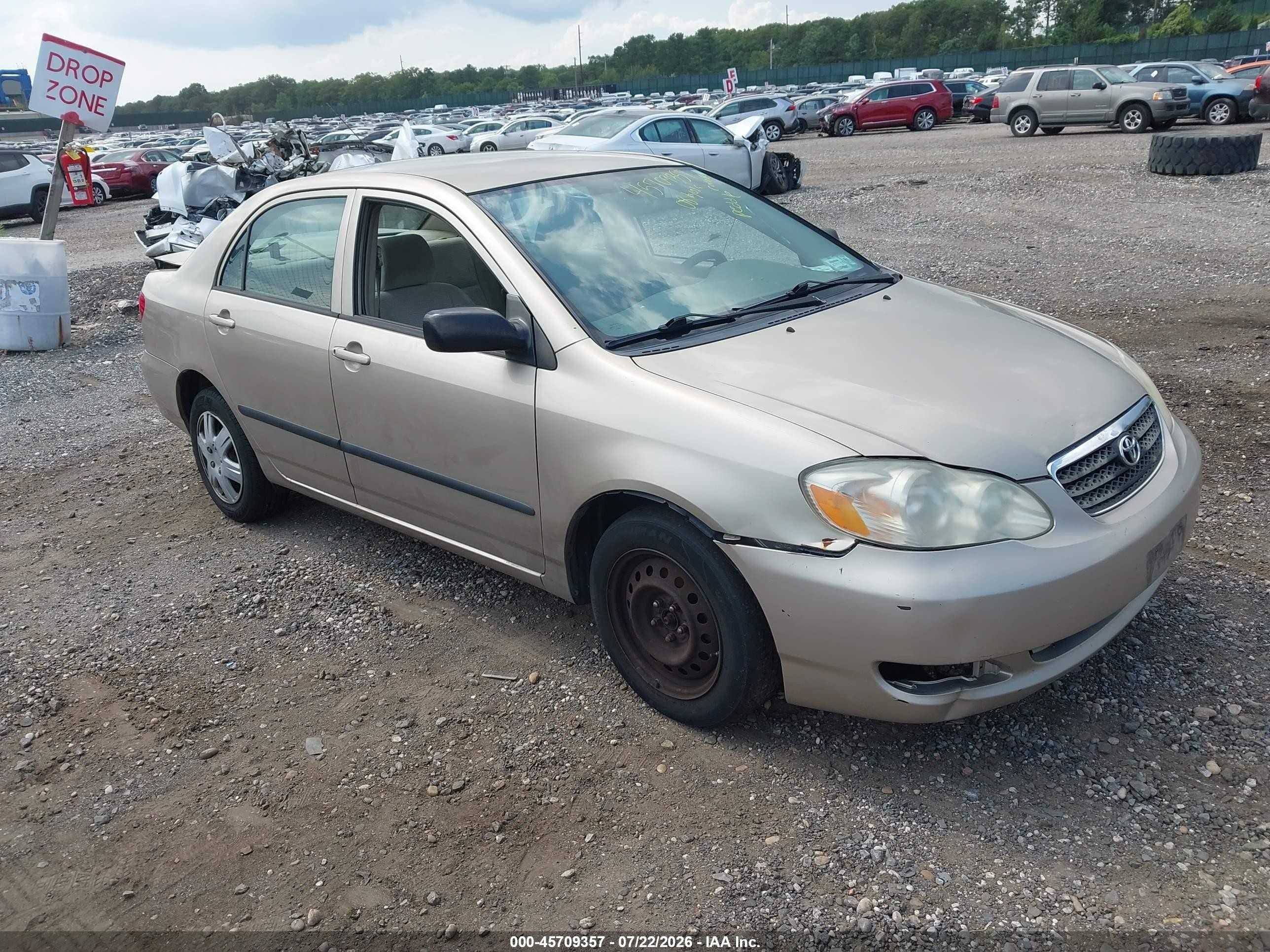 2008 Toyota Corolla Ce Золотой vin: 2T1BR32E88C934045