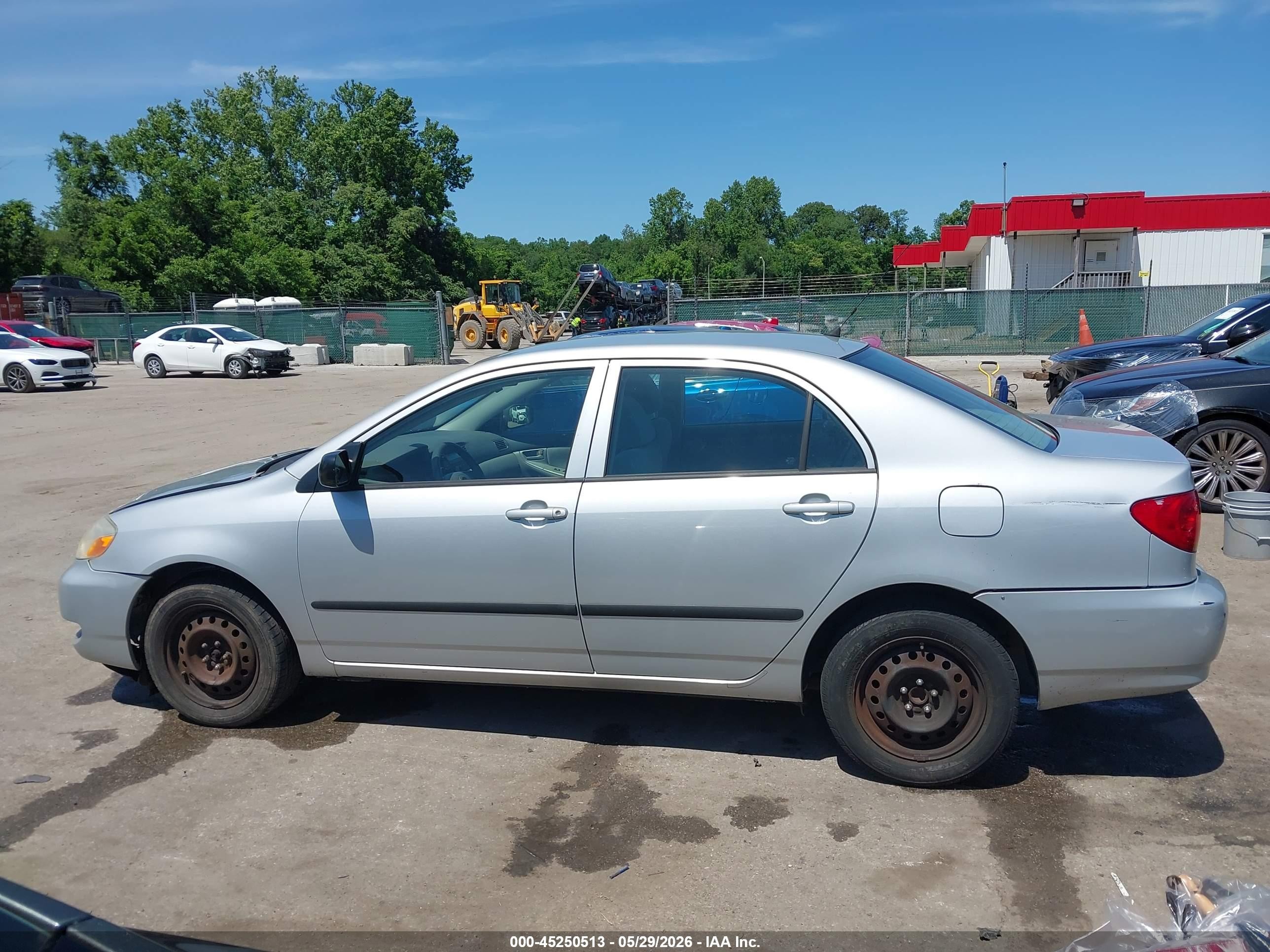 2008 Toyota Corolla Ce Silver vin: 2T1BR32E88C939200