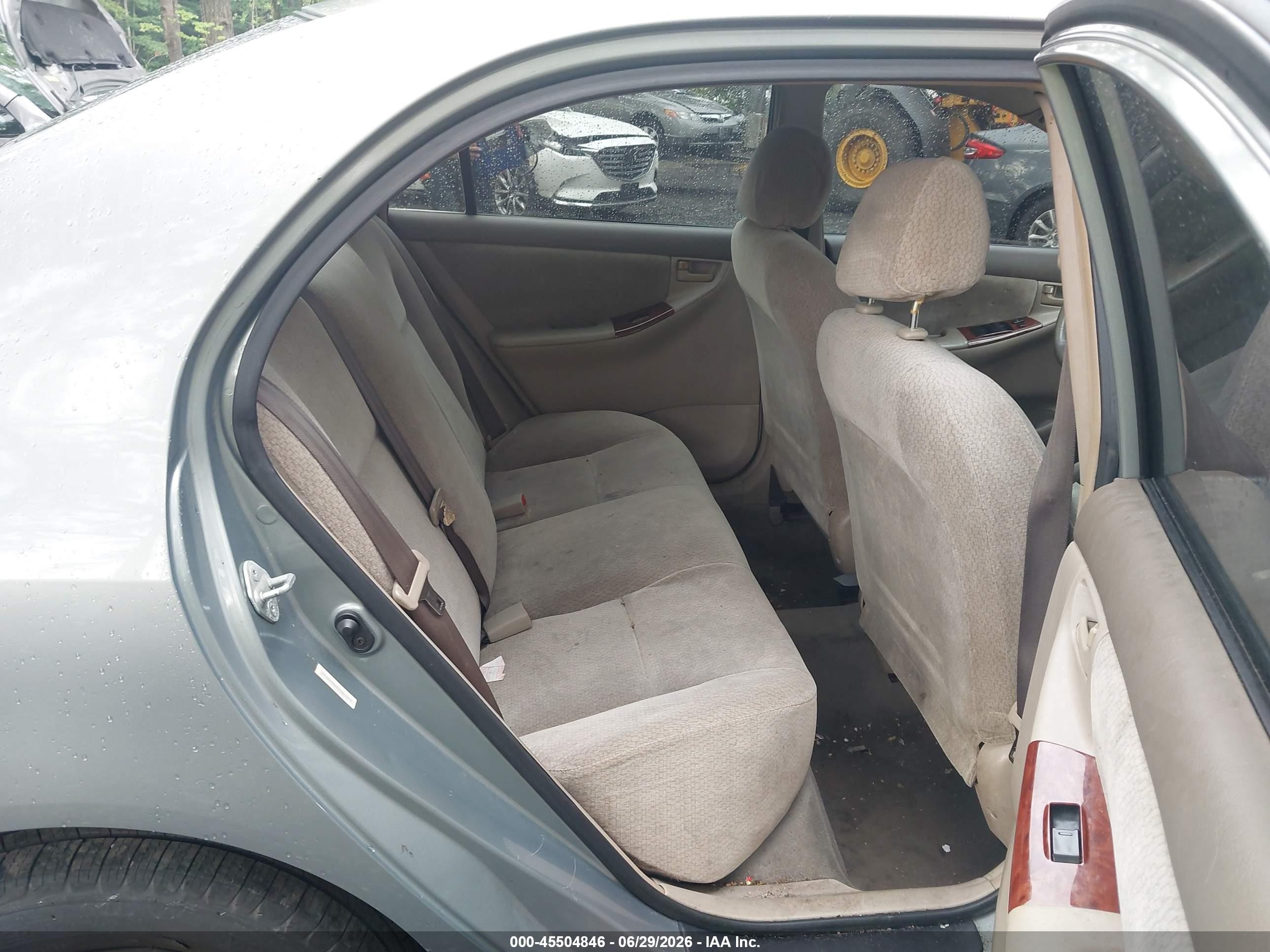 2003 Toyota Corolla Le Gray vin: 2T1BR32E93C001019