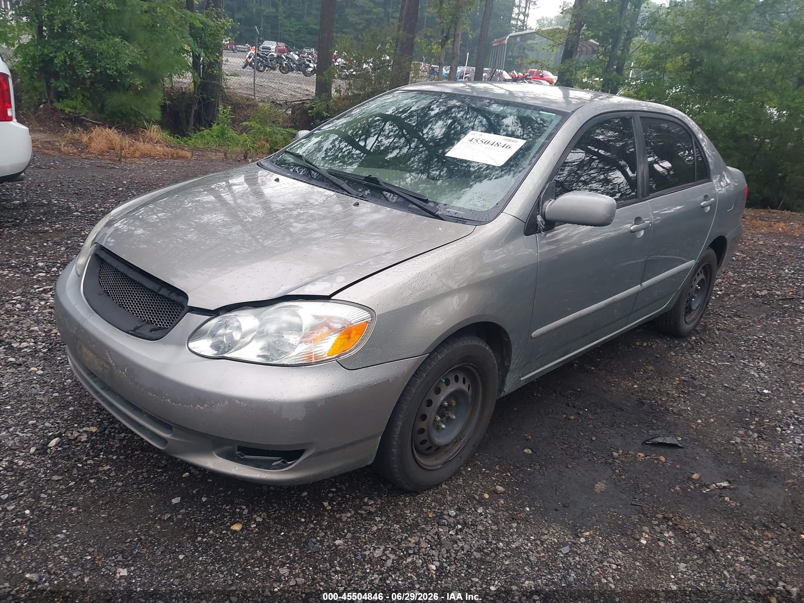 2003 Toyota Corolla Le Gray vin: 2T1BR32E93C001019