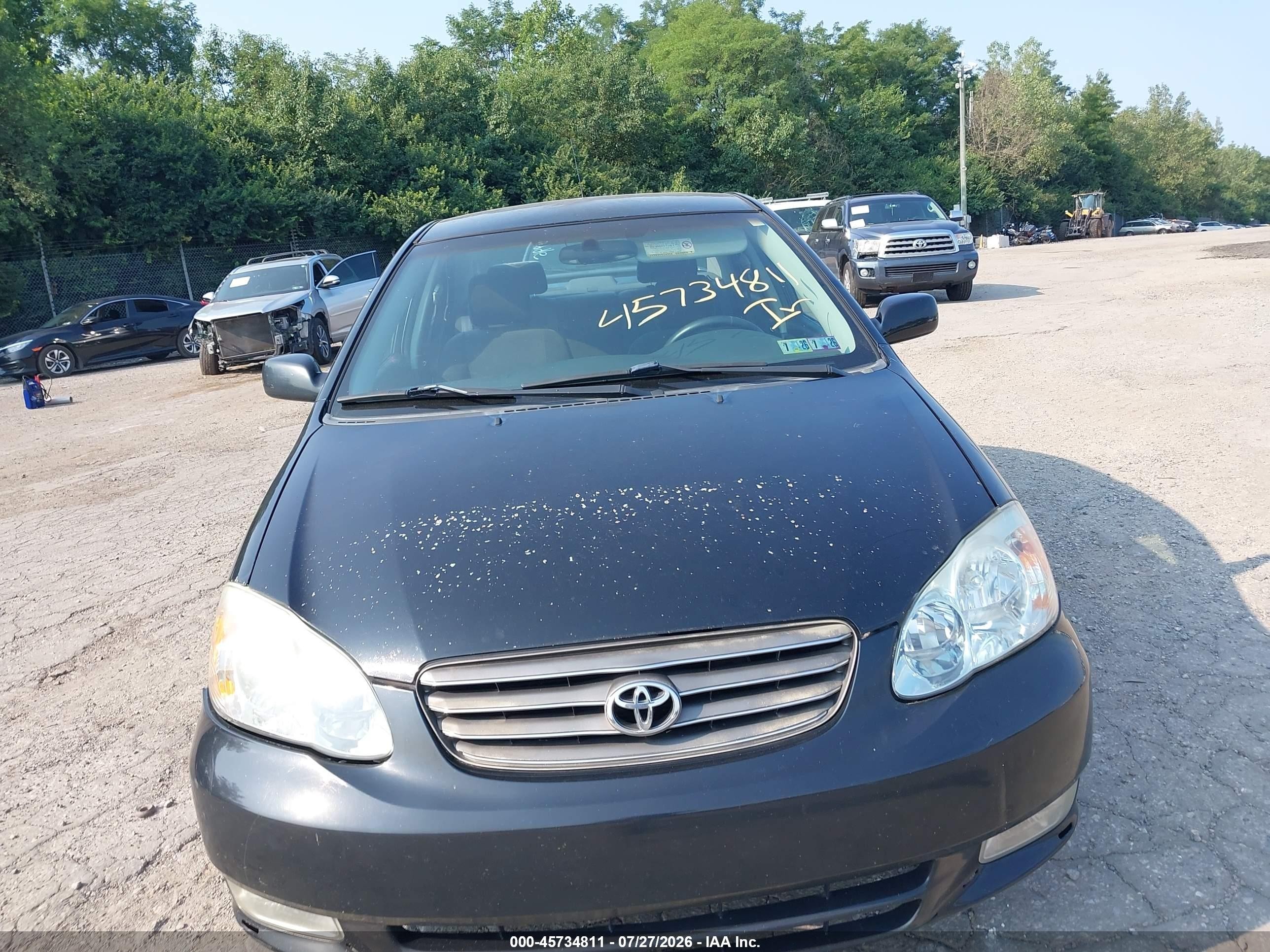 2003 Toyota Corolla S Black vin: 2T1BR32E93C081485