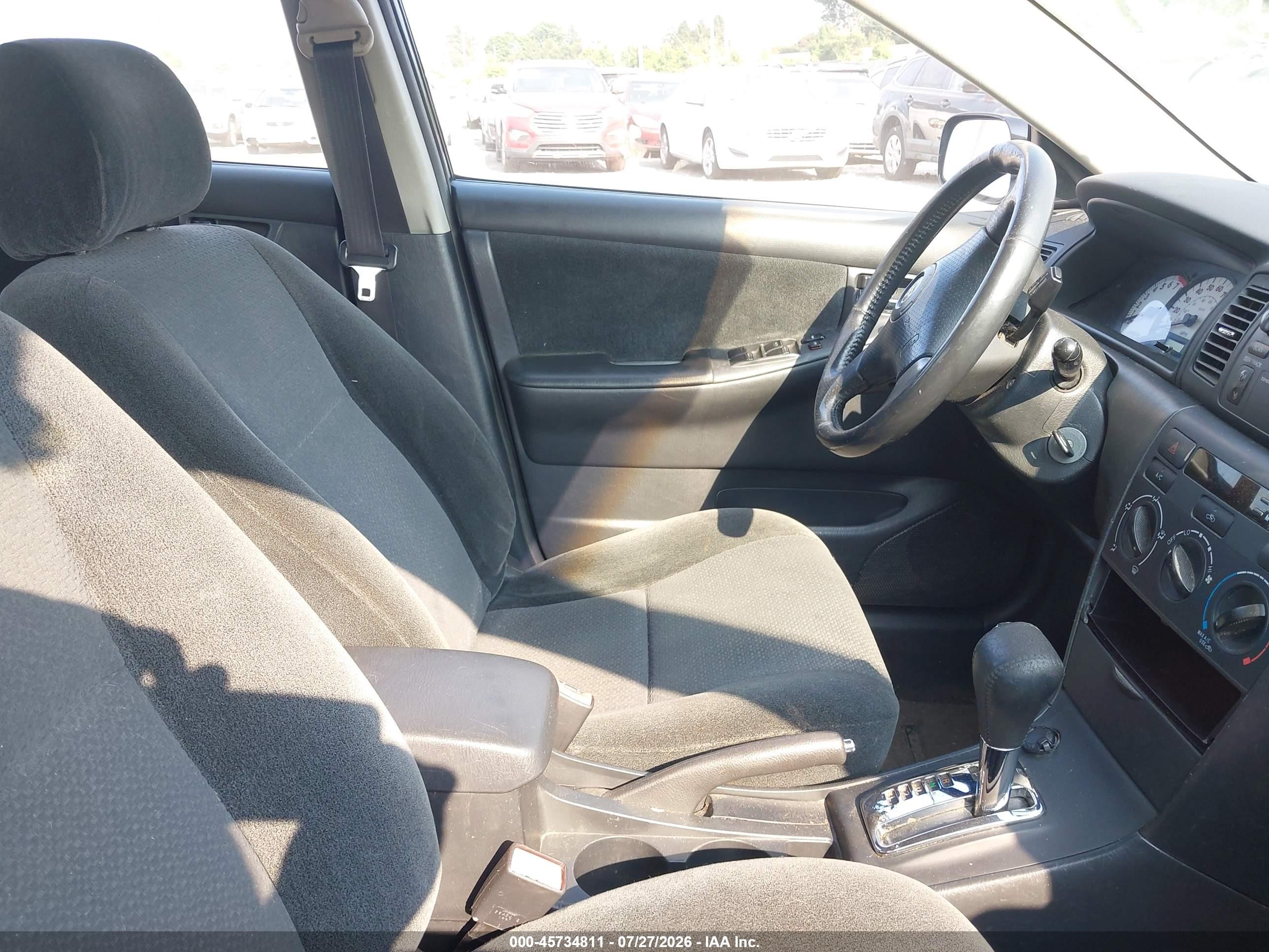 2003 Toyota Corolla S Black vin: 2T1BR32E93C081485