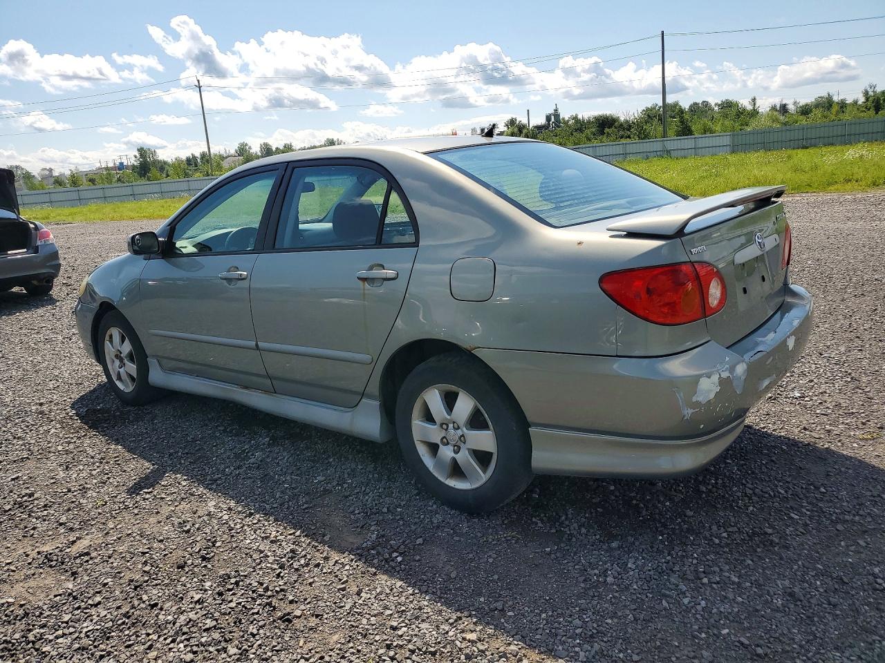 2003 Toyota Corolla Ce Gray vin: 2T1BR32E93C737636
