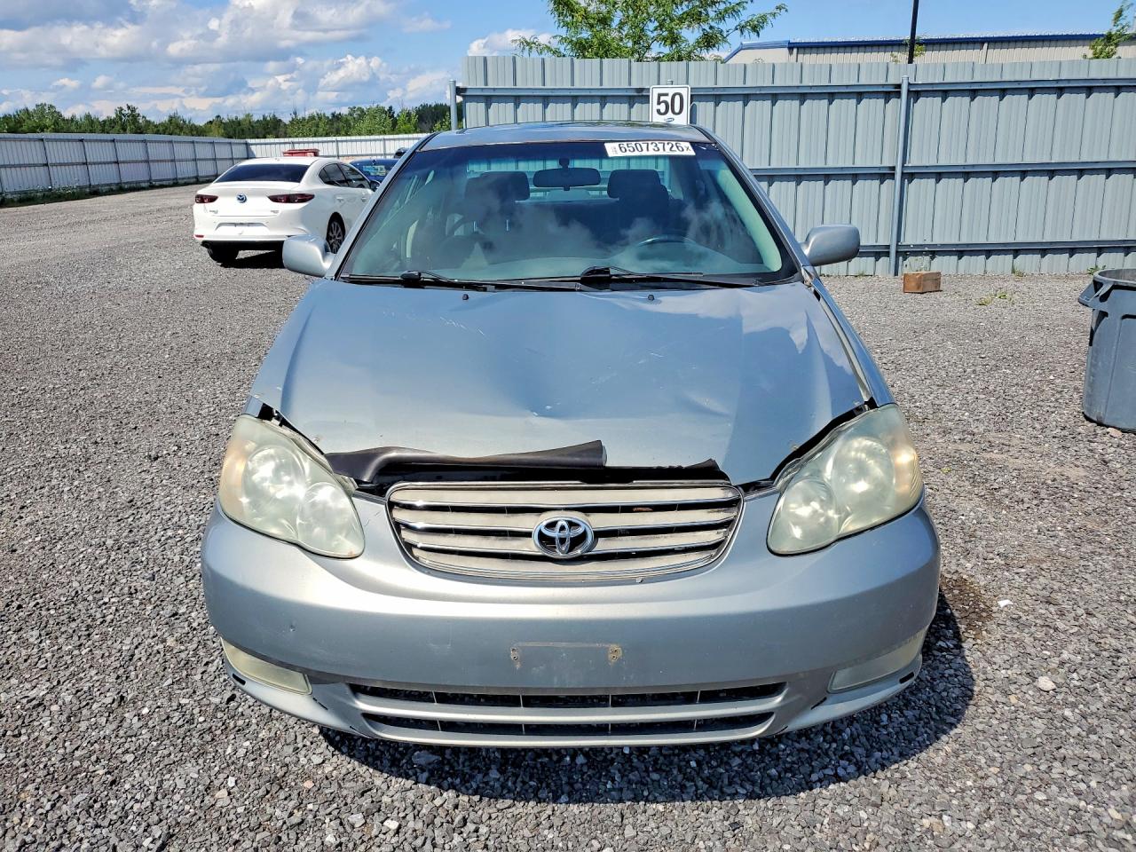 2003 Toyota Corolla Ce Gray vin: 2T1BR32E93C737636