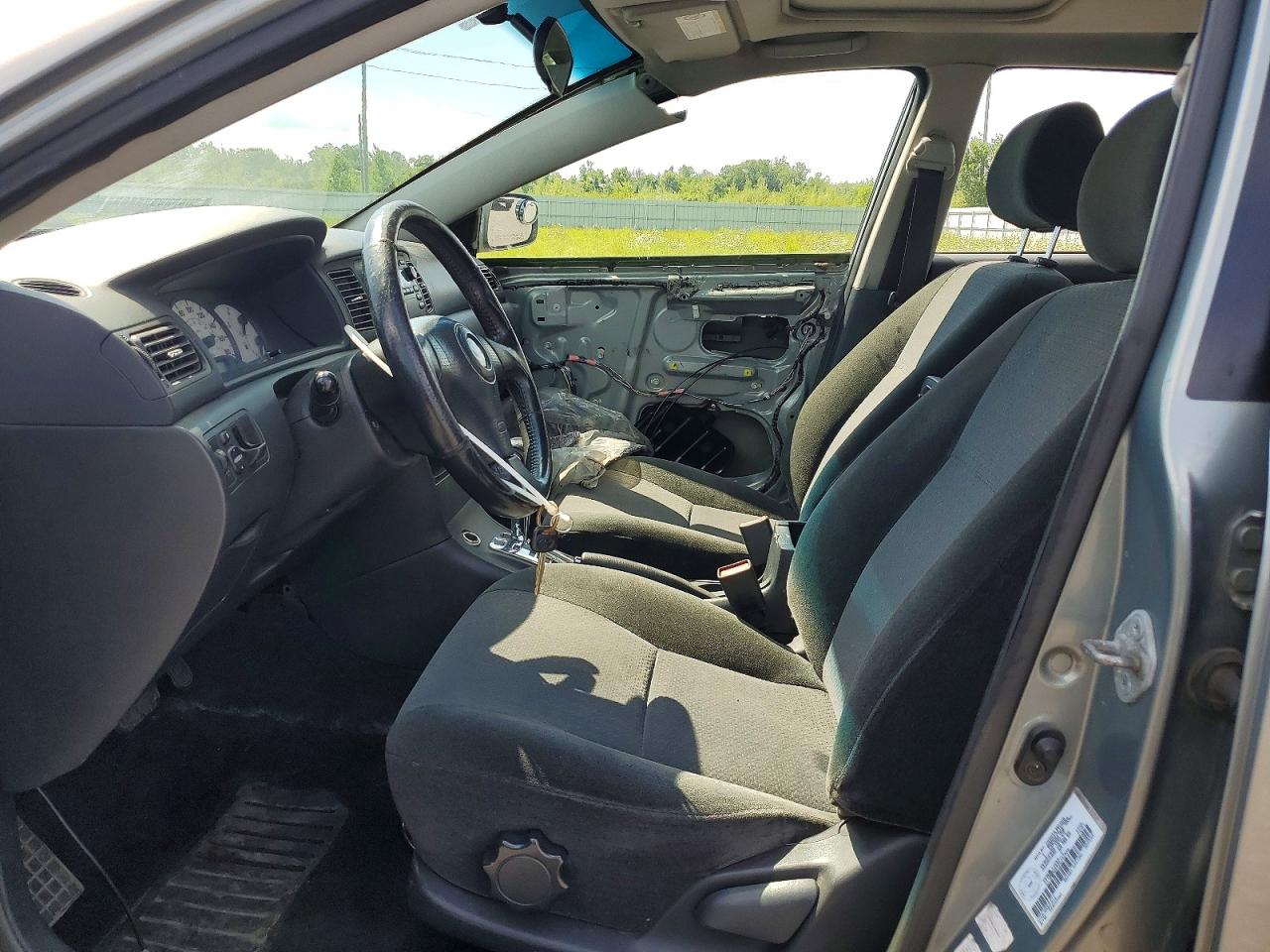 2003 Toyota Corolla Ce Gray vin: 2T1BR32E93C737636