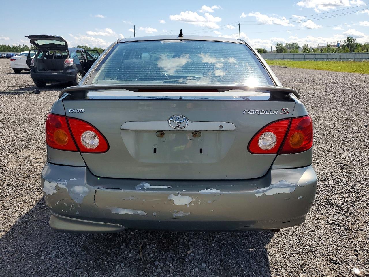 2003 Toyota Corolla Ce Gray vin: 2T1BR32E93C737636