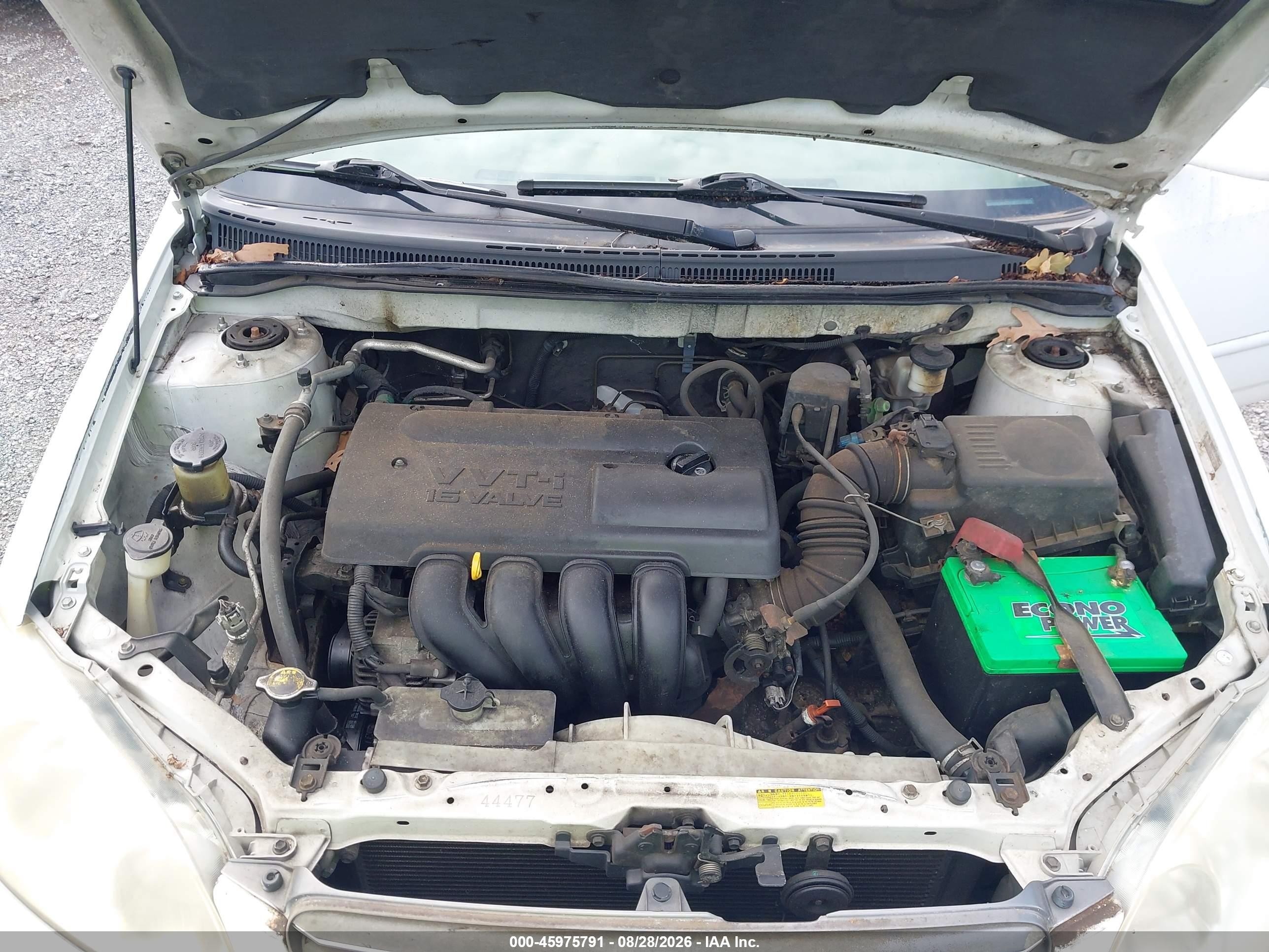 2004 Toyota Corolla Le Белый vin: 2T1BR32E94C182124