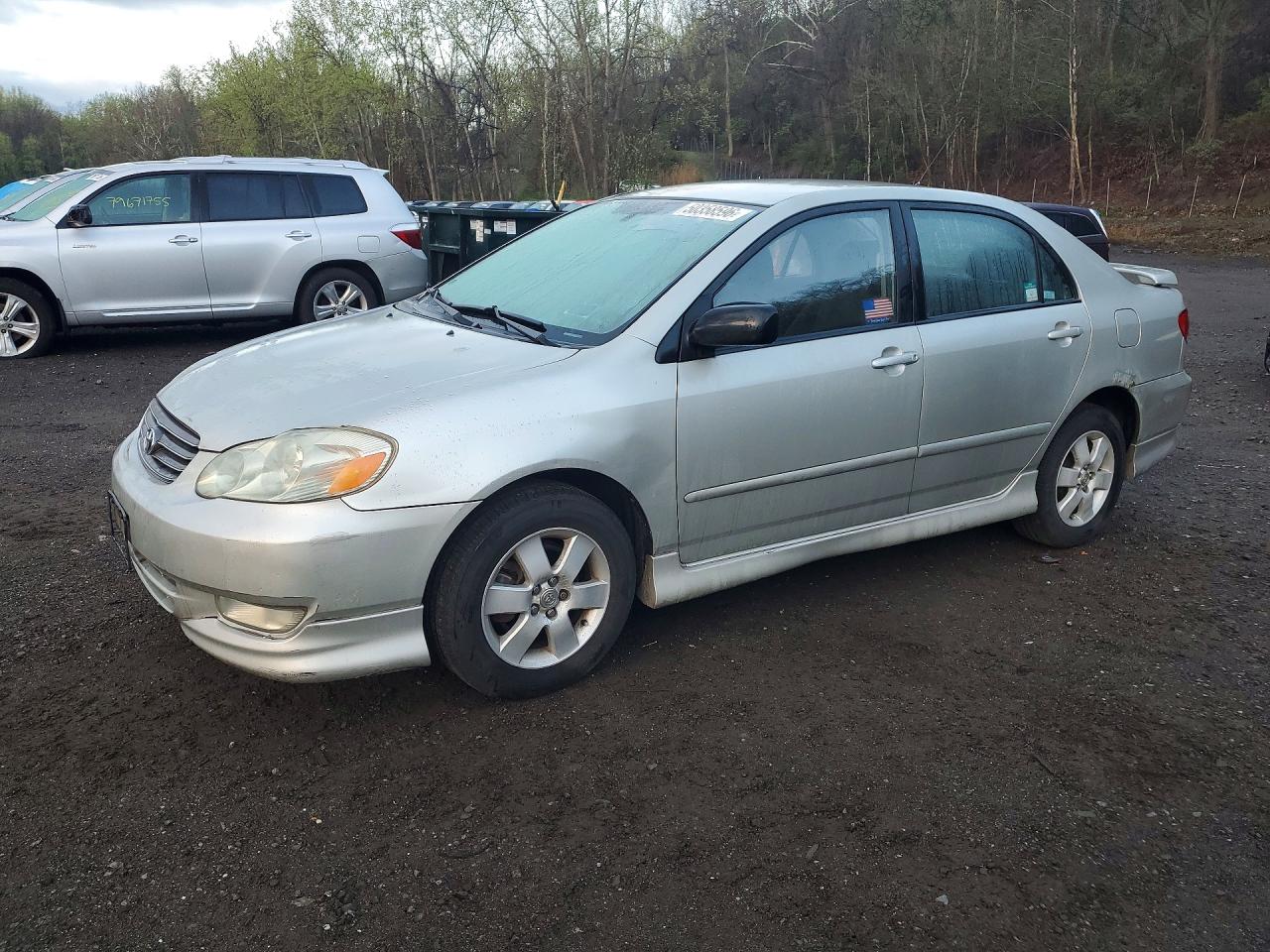 2004 Toyota Corolla S Gray vin: 2T1BR32E94C218992