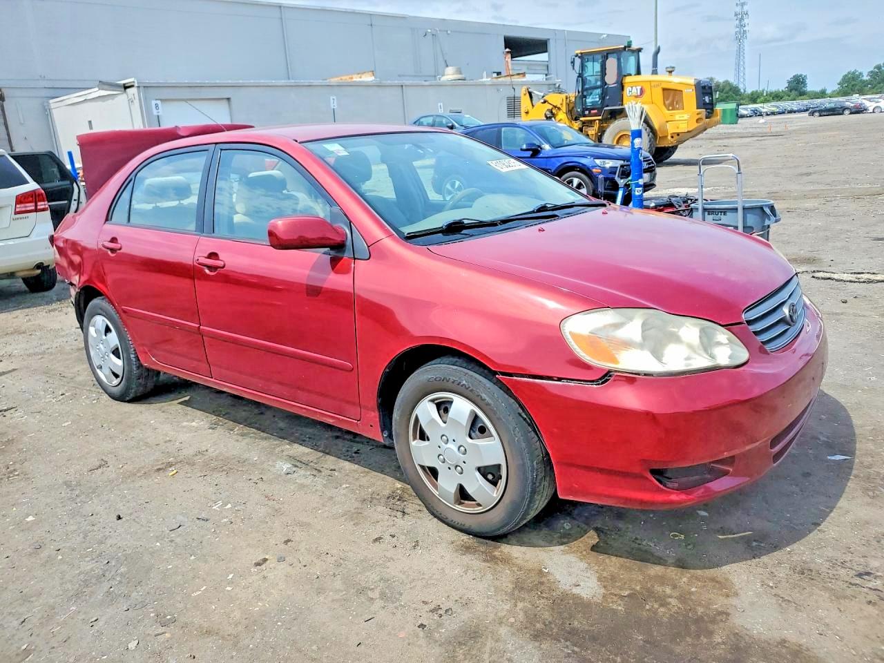 2004 Toyota Corolla Le Red vin: 2T1BR32E94C227630