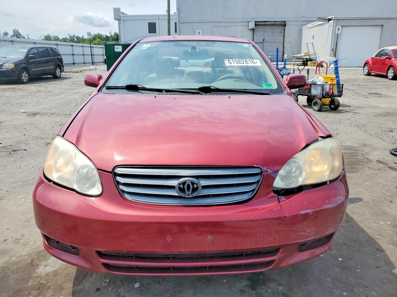 2004 Toyota Corolla Le Red vin: 2T1BR32E94C227630