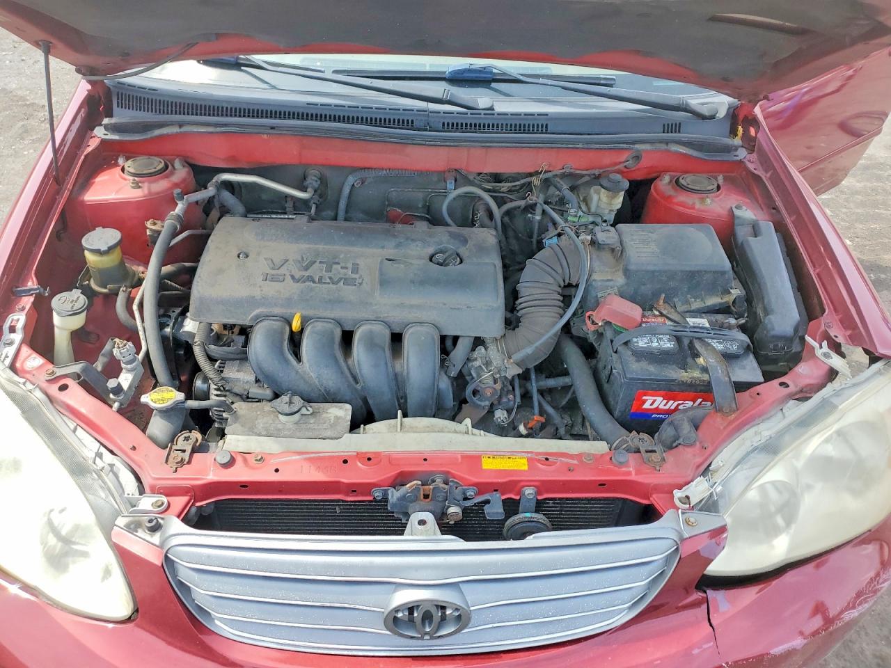2004 Toyota Corolla Le Red vin: 2T1BR32E94C227630