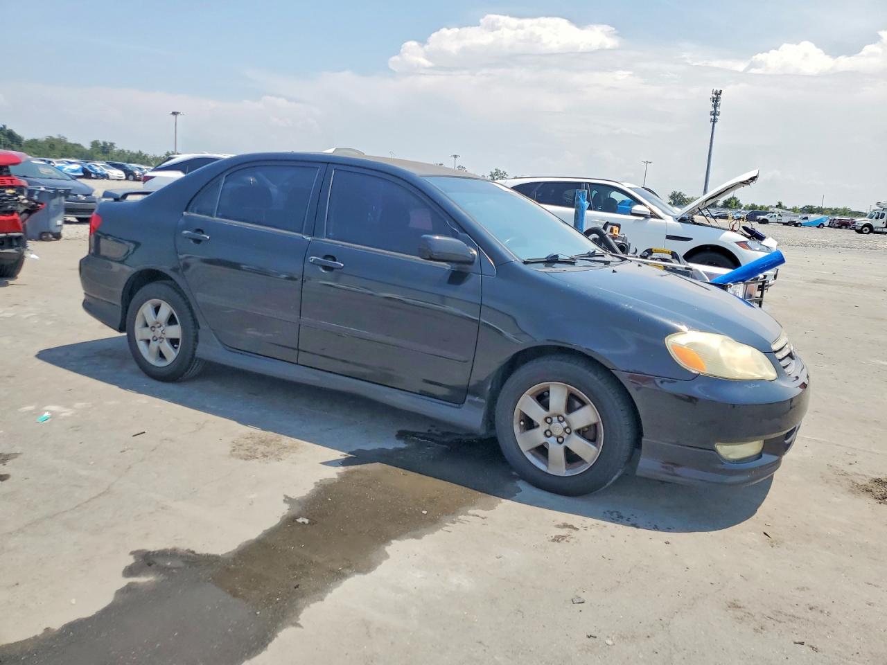 2004 Toyota Corolla S Blue vin: 2T1BR32E94C250437