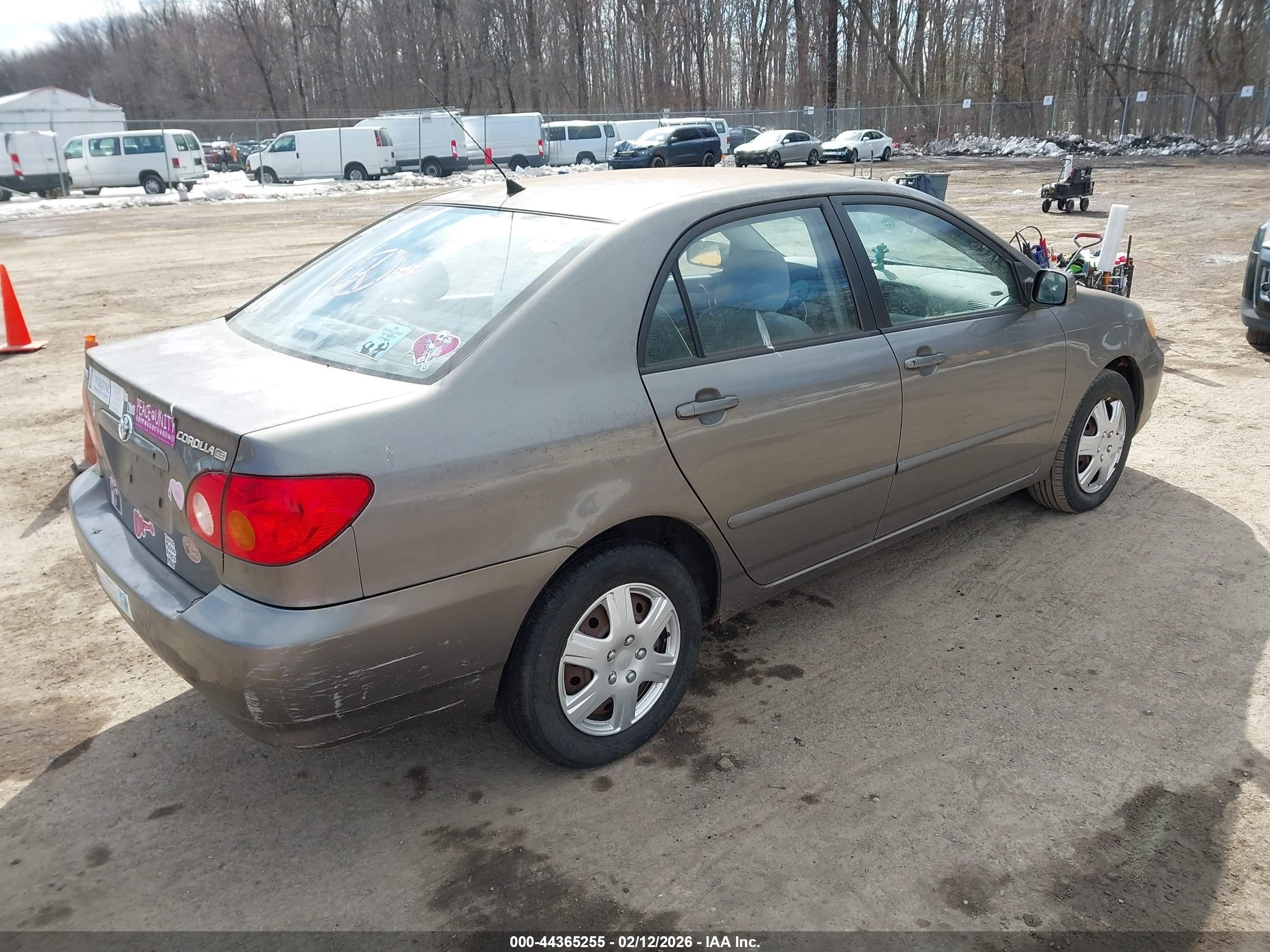 2004 Toyota Corolla Le Gray vin: 2T1BR32E94C251829
