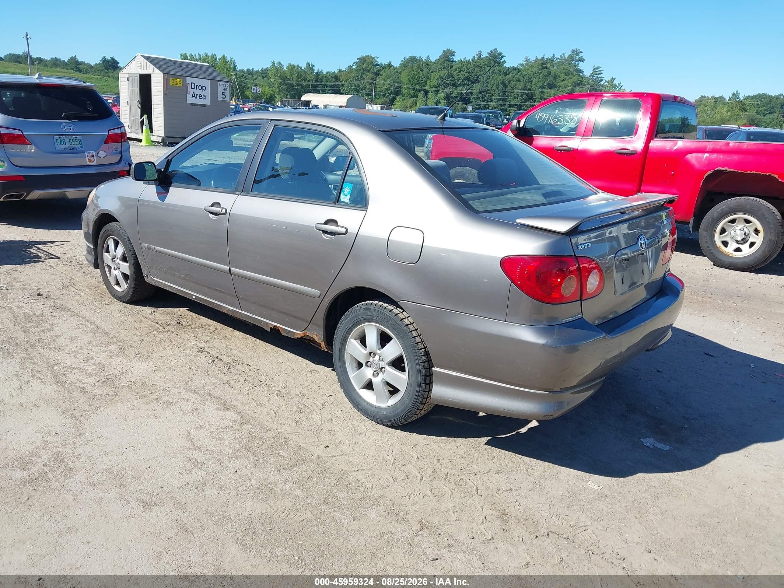 2004 Toyota Corolla S Gray vin: 2T1BR32E94C283891