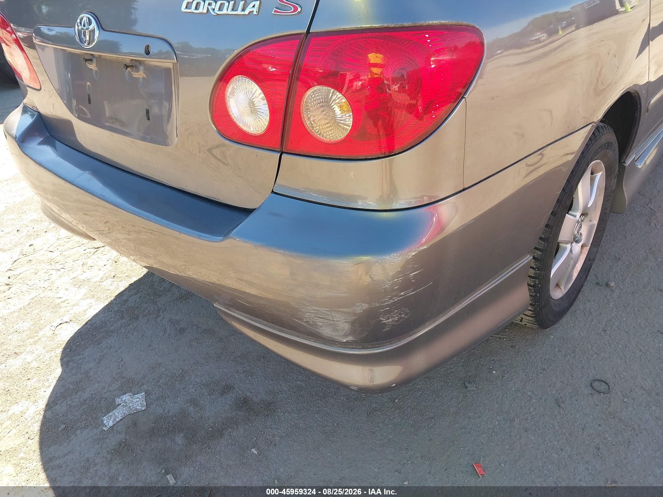 2004 Toyota Corolla S Gray vin: 2T1BR32E94C283891