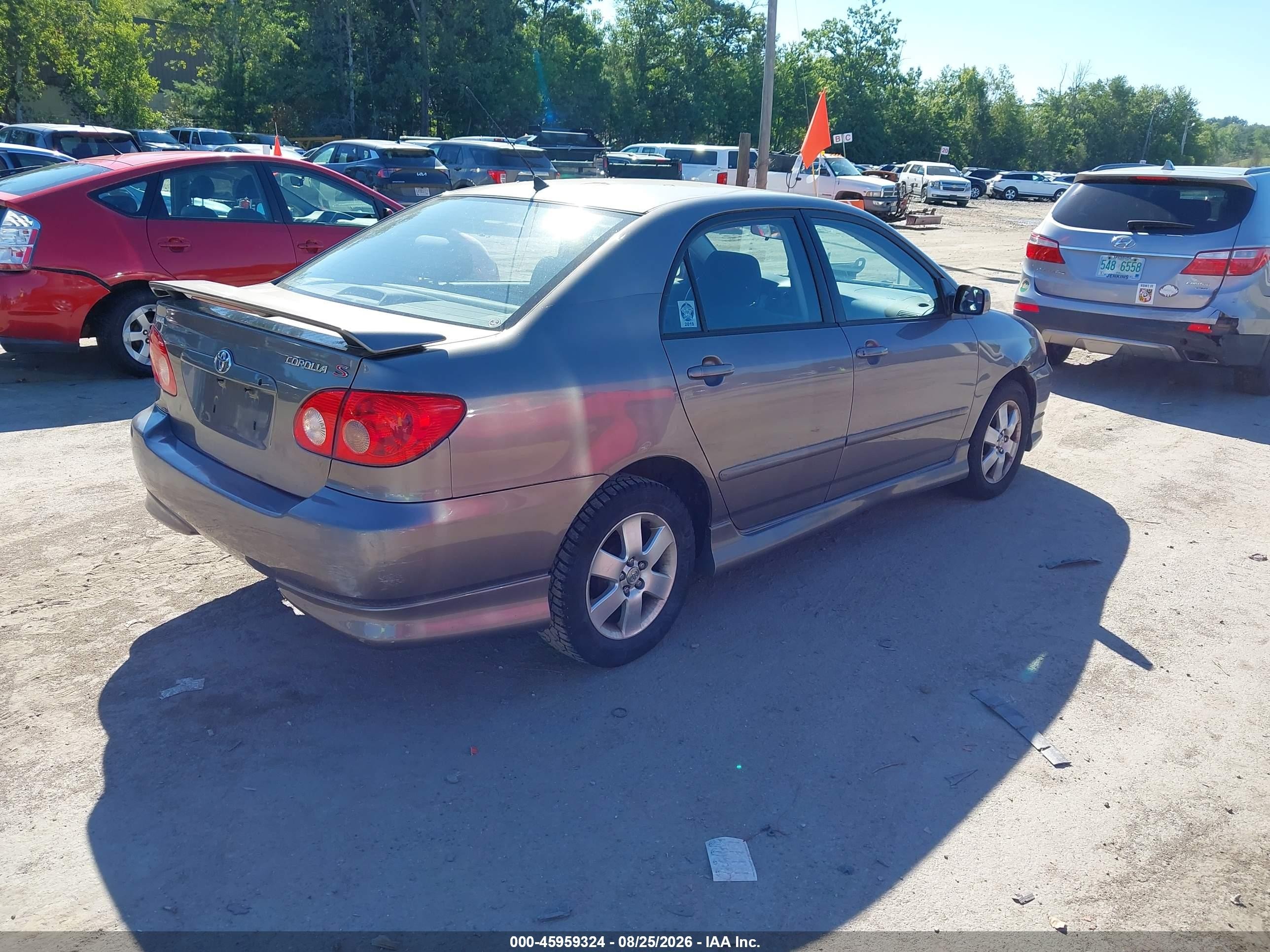 2004 Toyota Corolla S Gray vin: 2T1BR32E94C283891