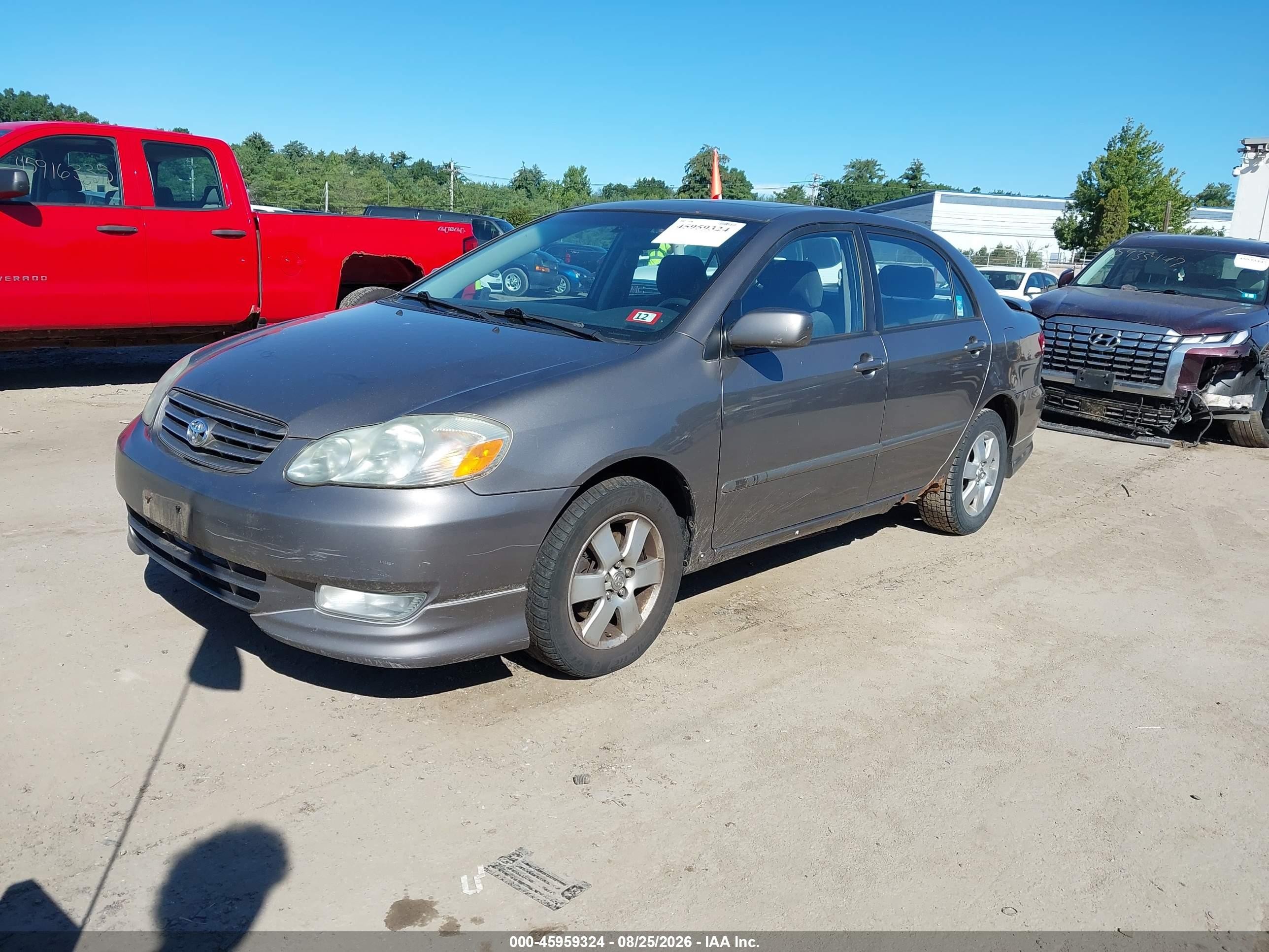 2004 Toyota Corolla S Gray vin: 2T1BR32E94C283891
